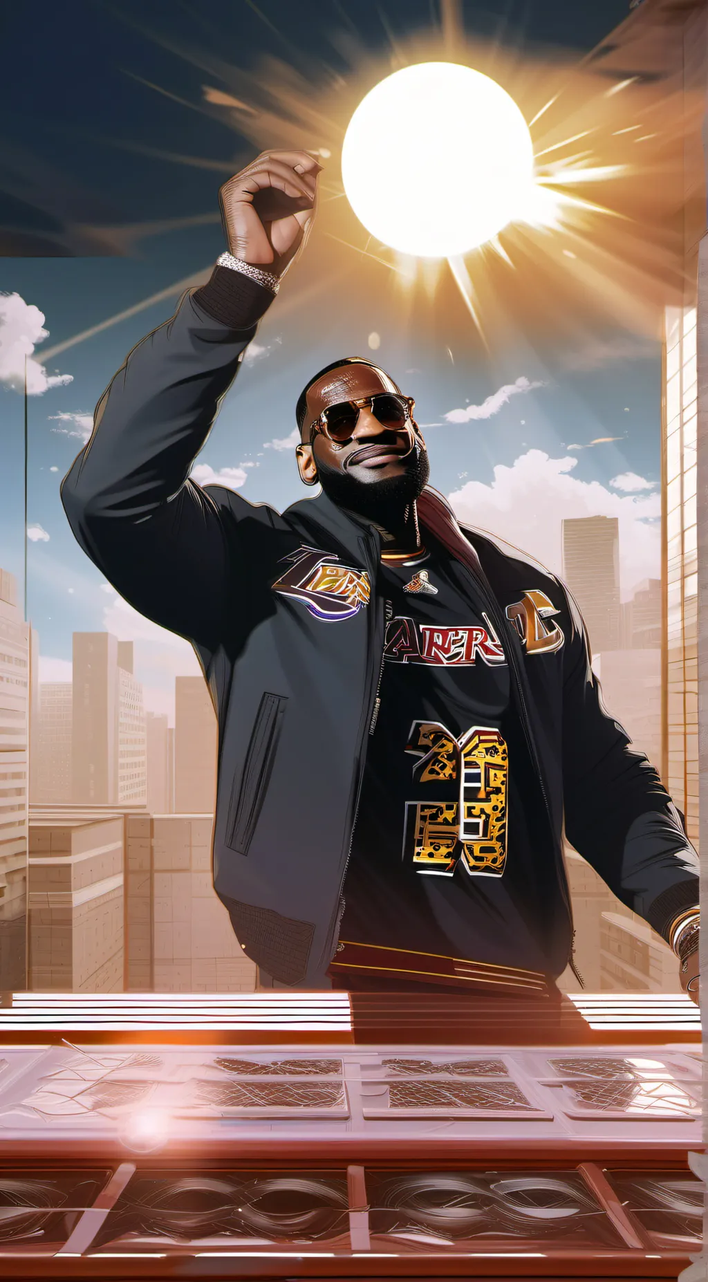 ai character: LeBron James background