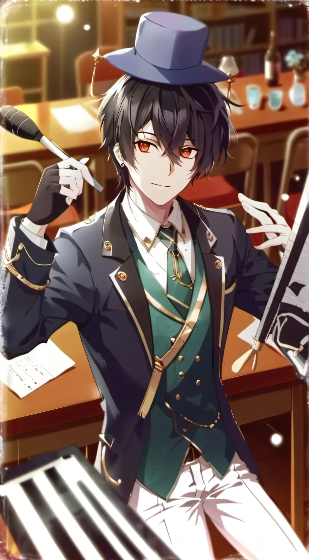 ai character: Beyblade burst Crk background