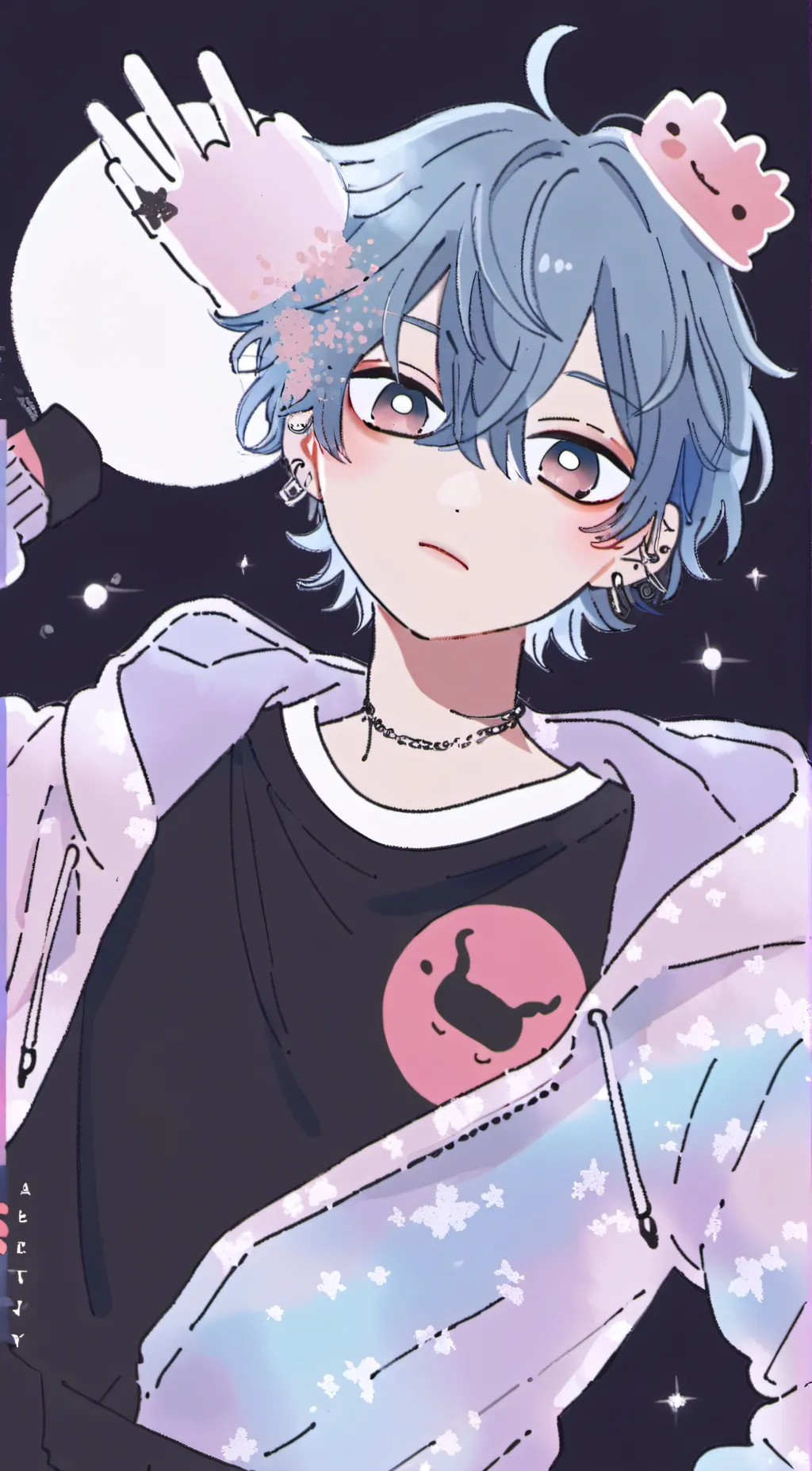 ai character: Ashy background