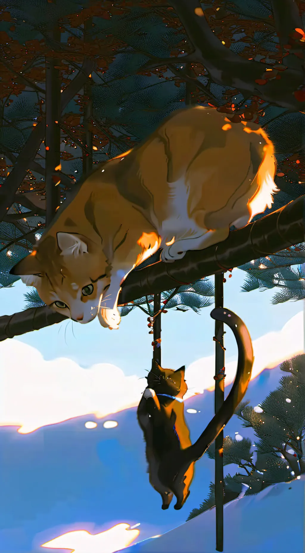 ai character: Cat background