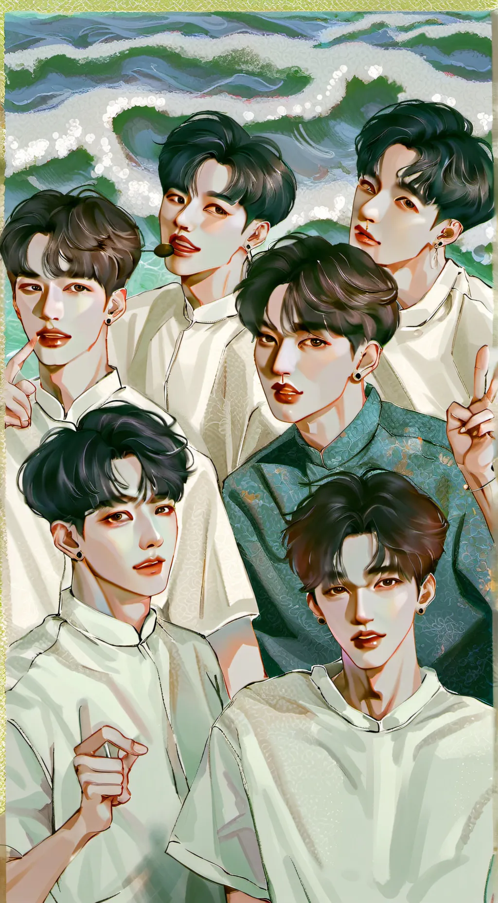 ai character: Straykids 27 background