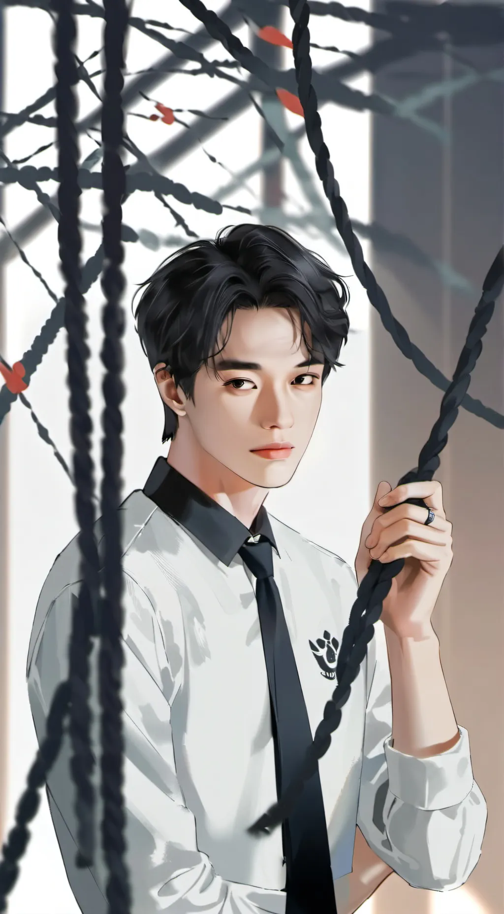 ai character: hyunjin background