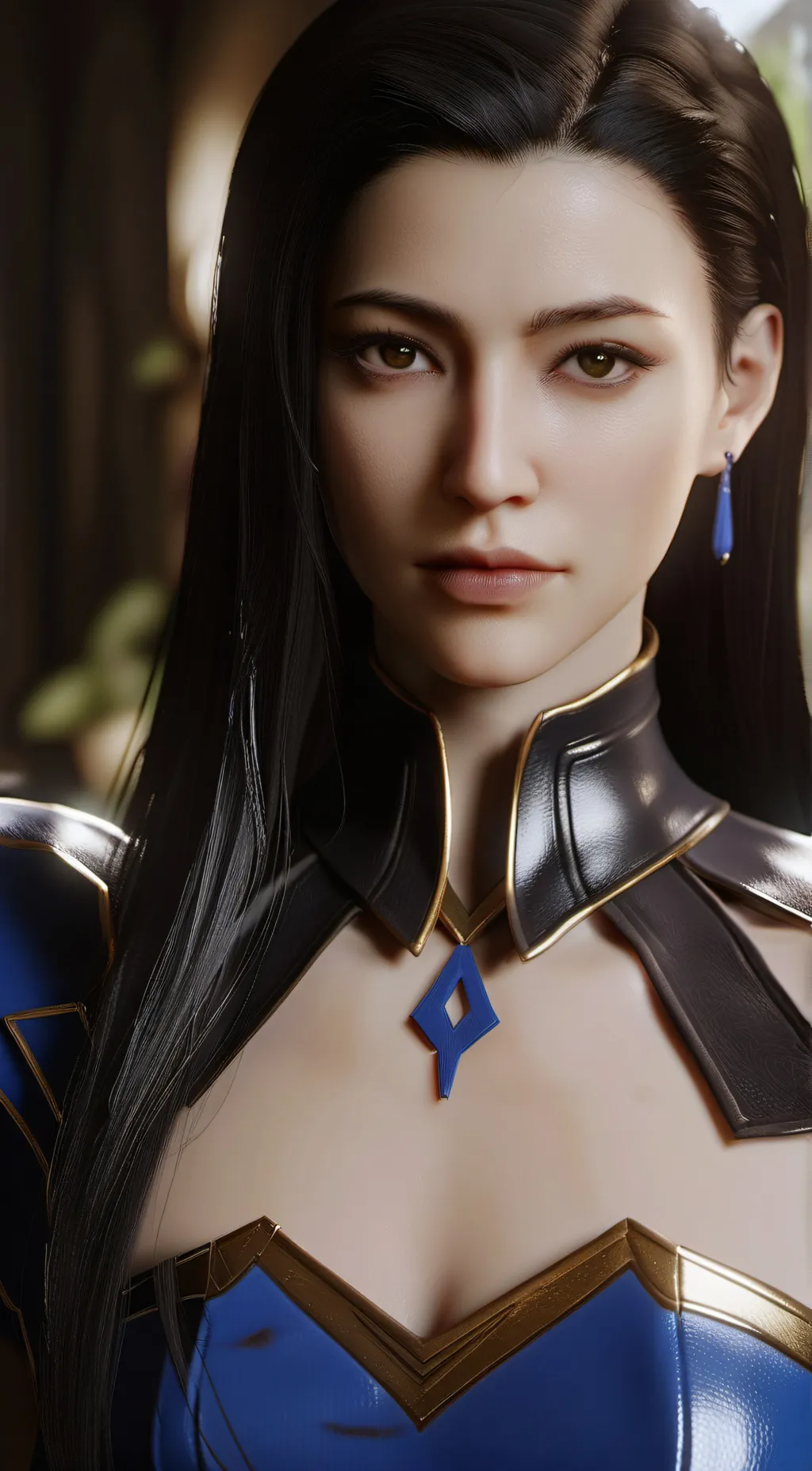 ai character: Kitana  background