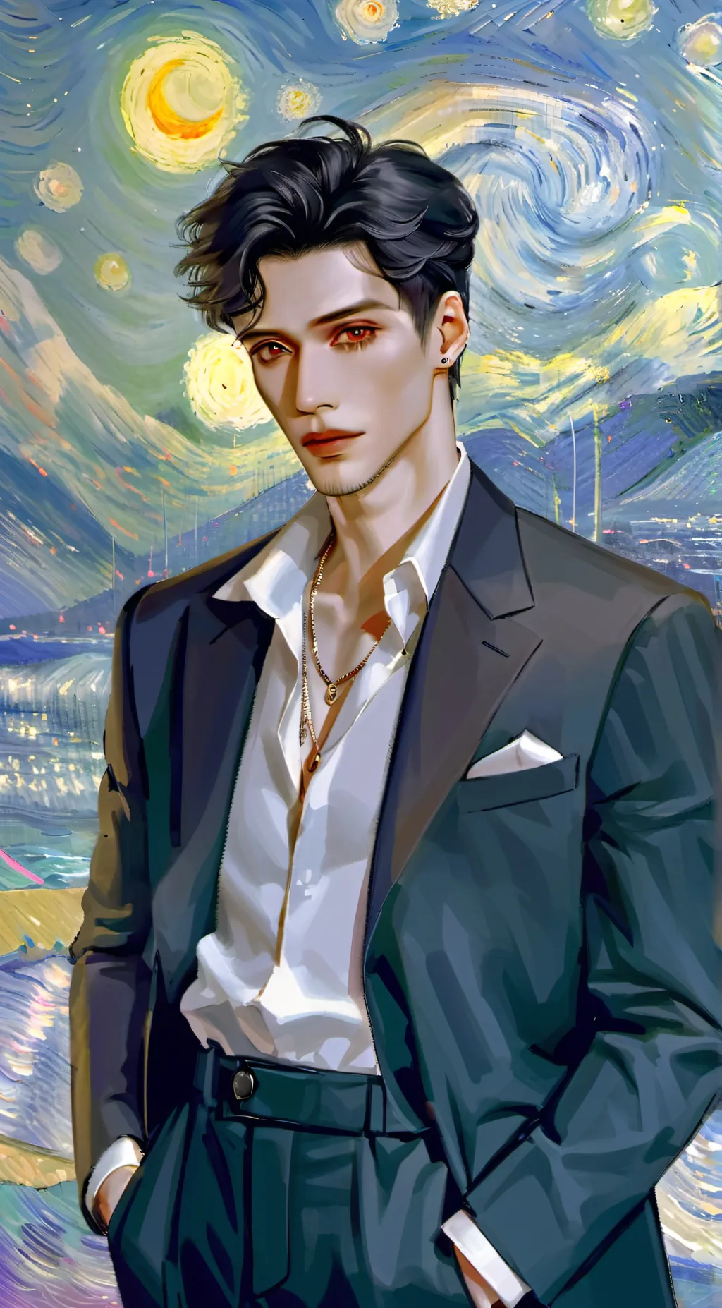 ai character: ~♡Lian♡~ background