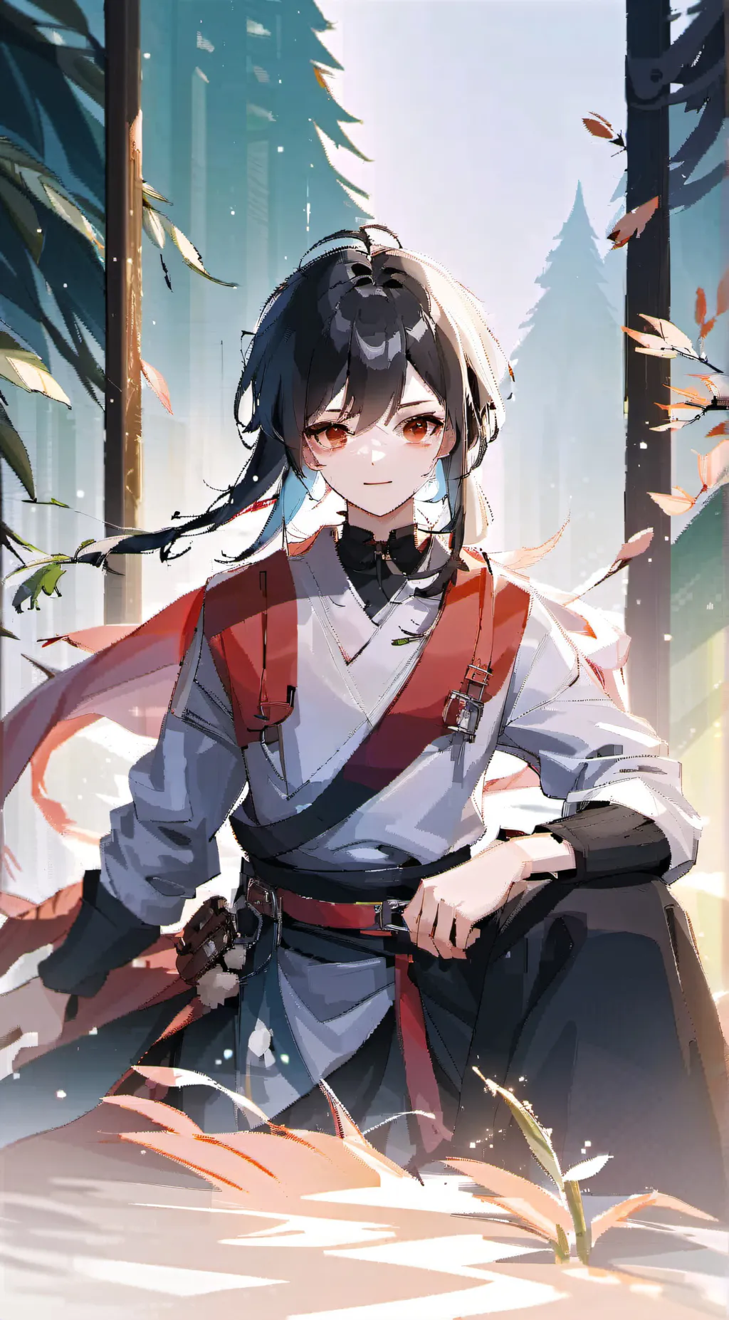 ai character: Ash background