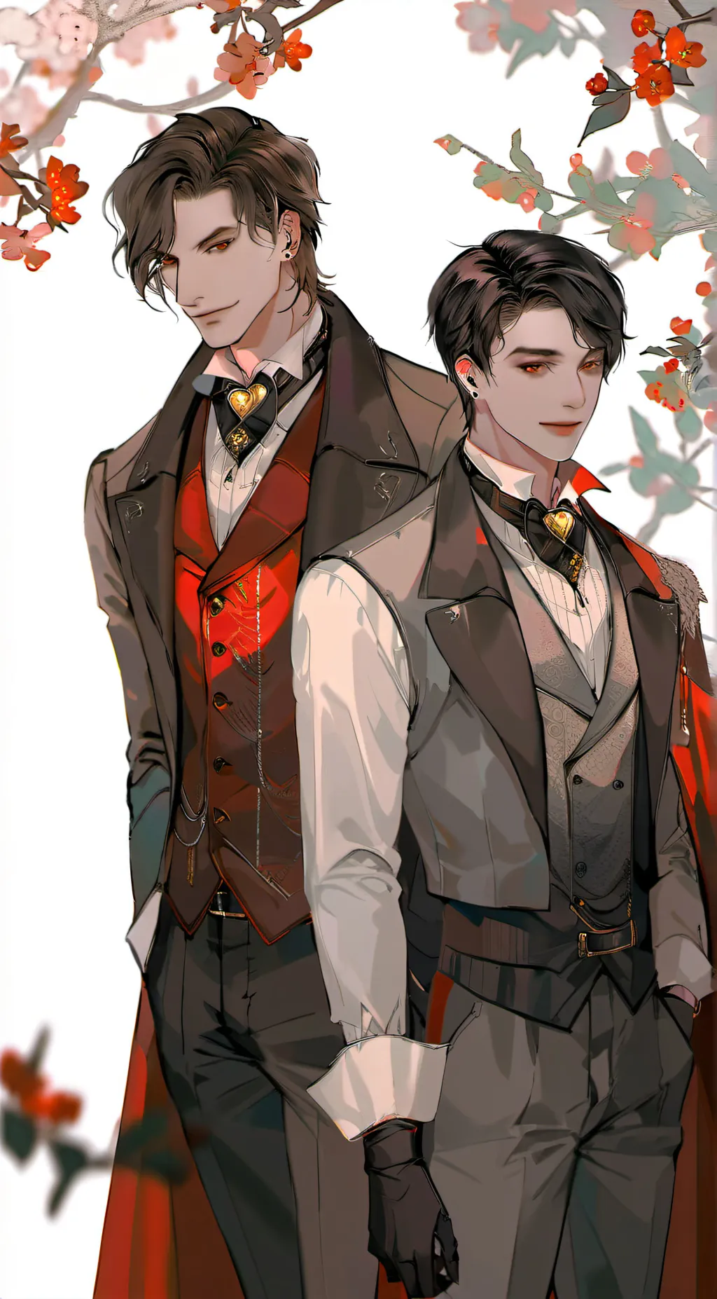 ai character: Joaquim e Erick❤️💏 background