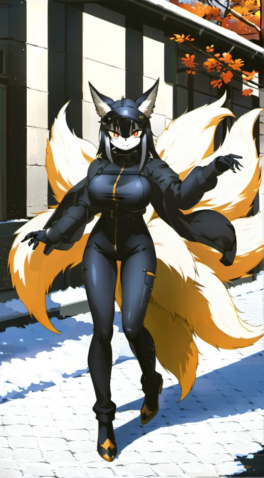 ai character: Sun fox background