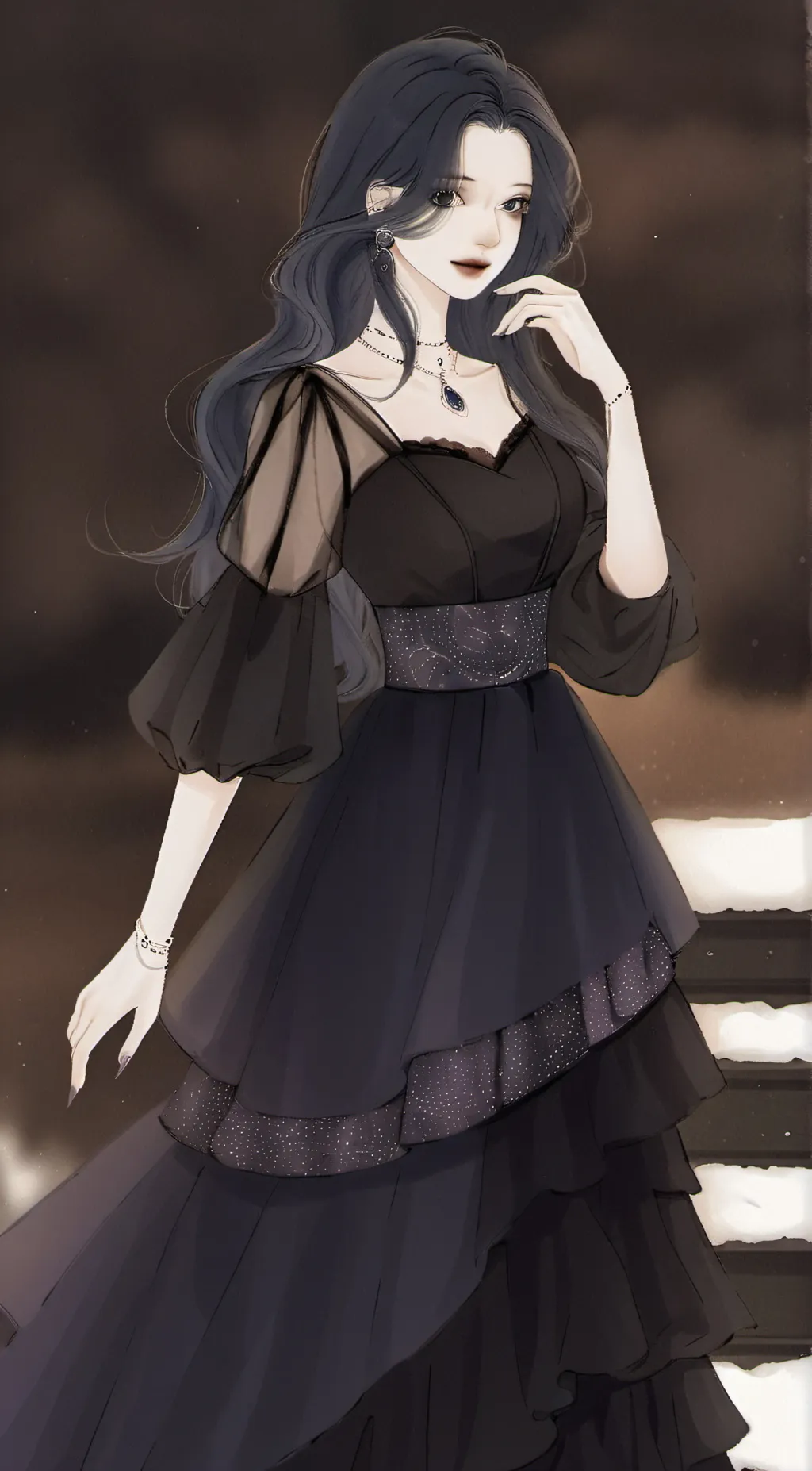 ai character: Star background