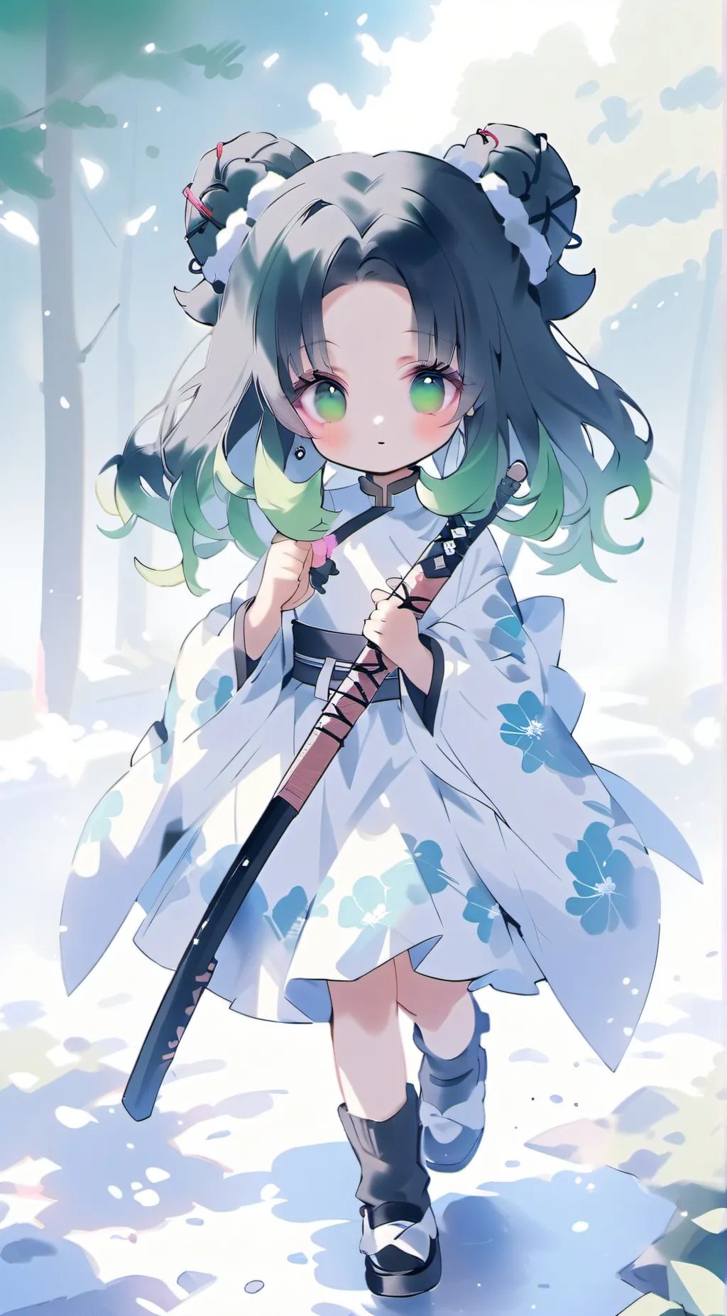 ai character: Demon Slayer background