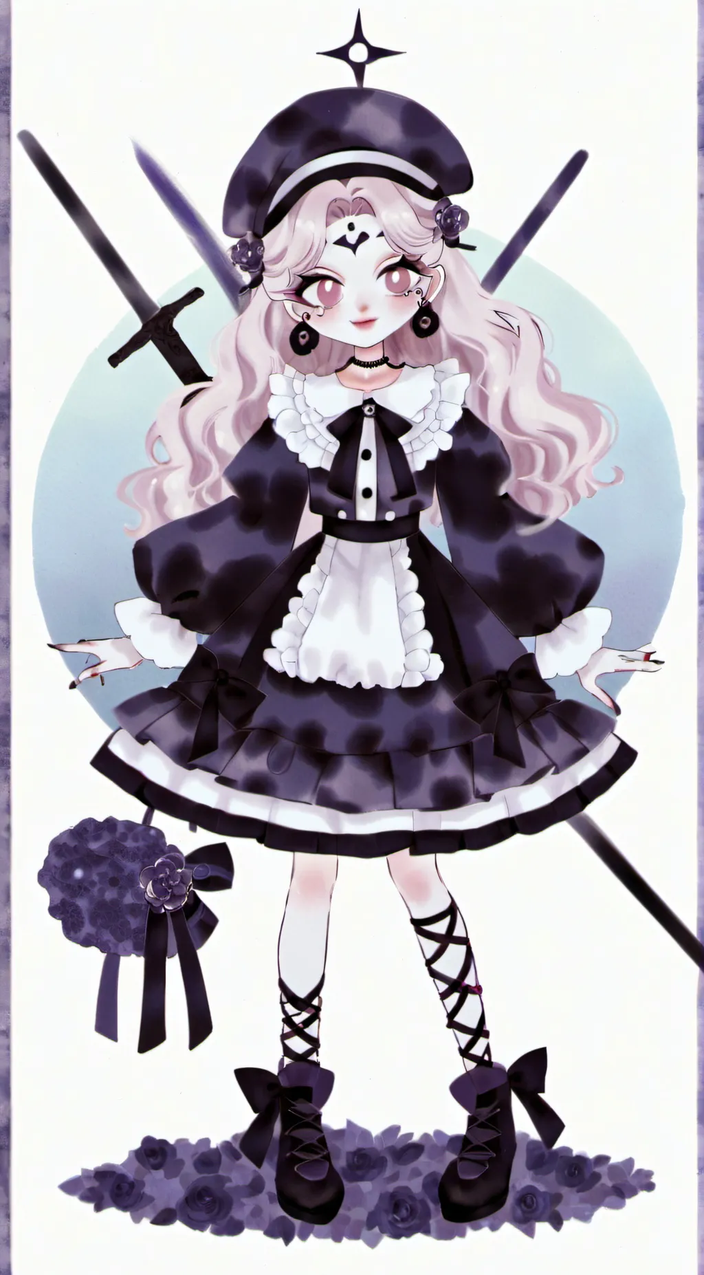 ai character: ᗢ☆lilyᗢ☆ background