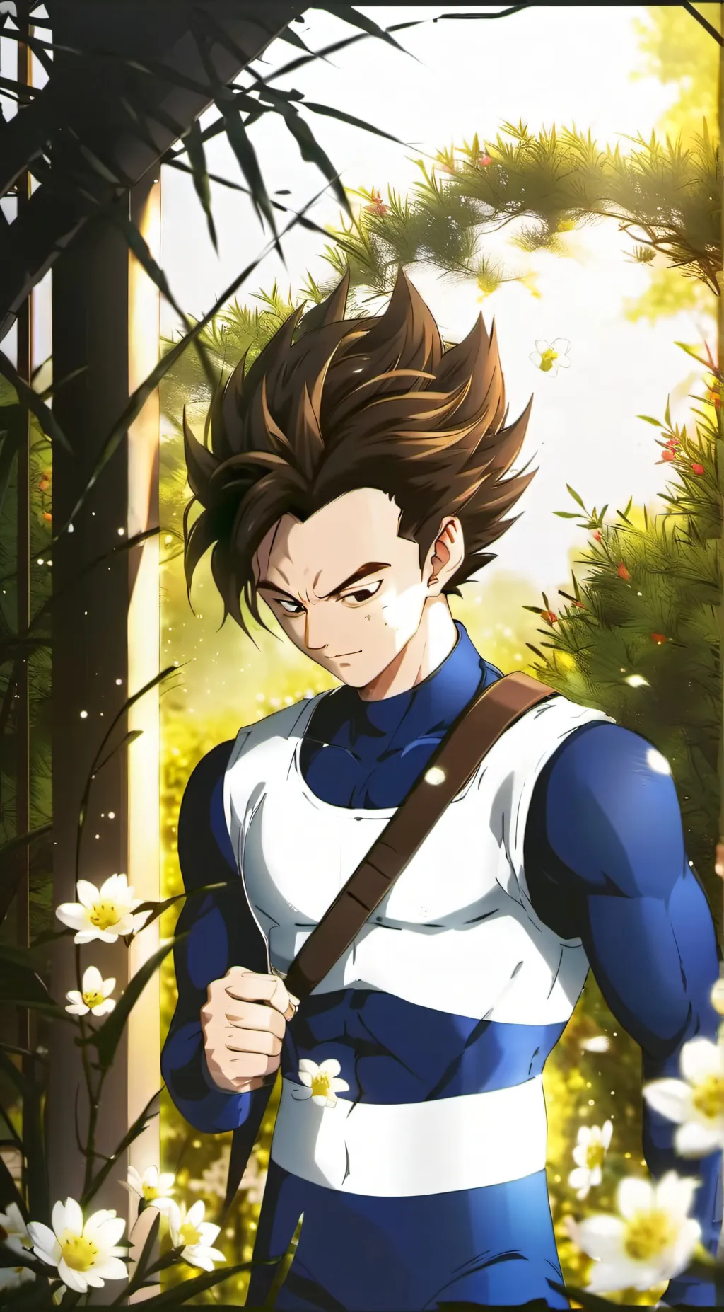 ai character: Vegeta background