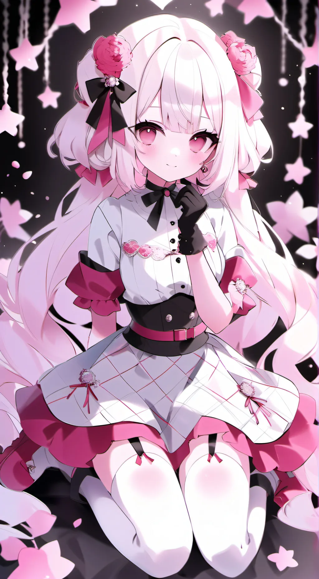 ai character: Rose background