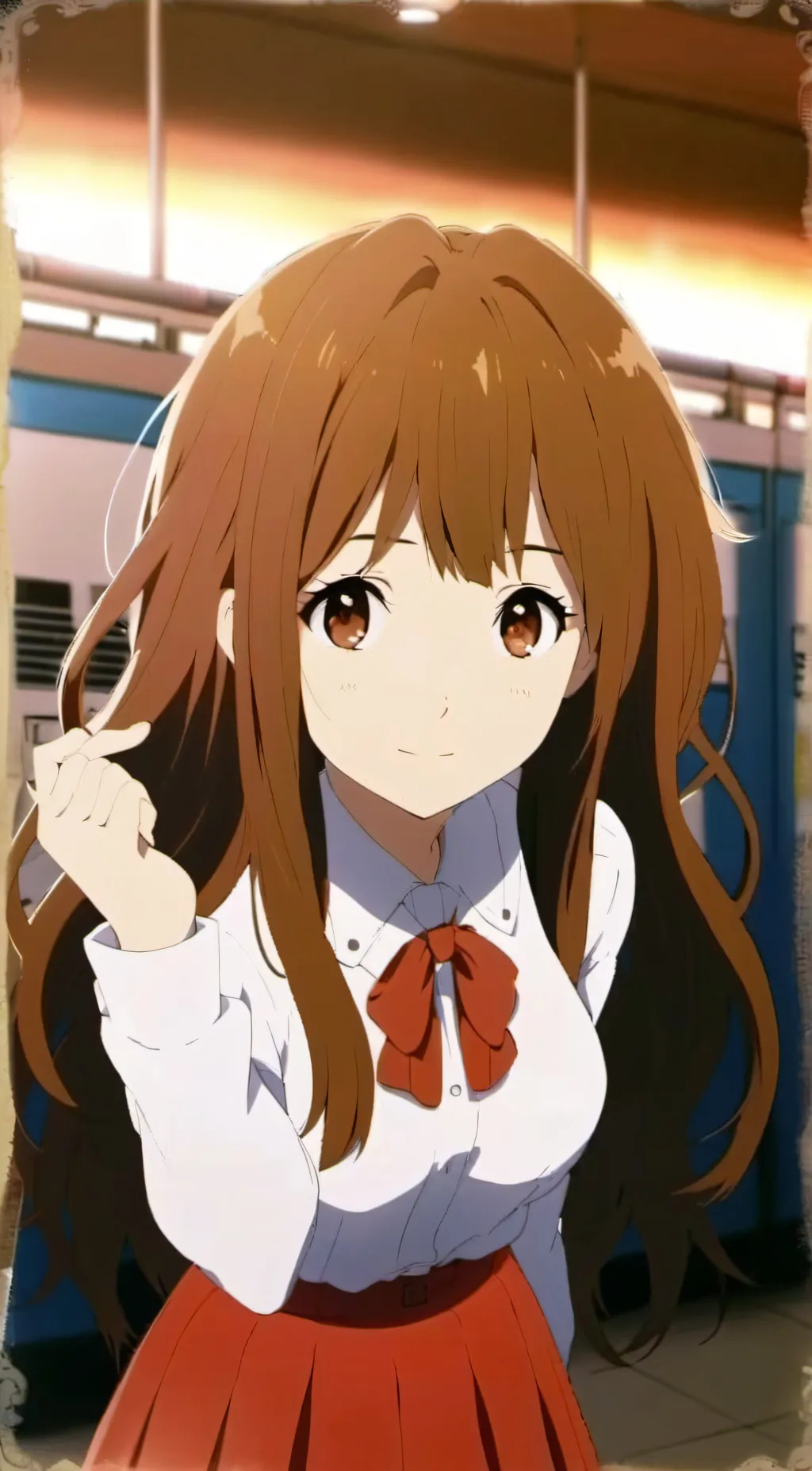 ai character: Flowers are here!! background