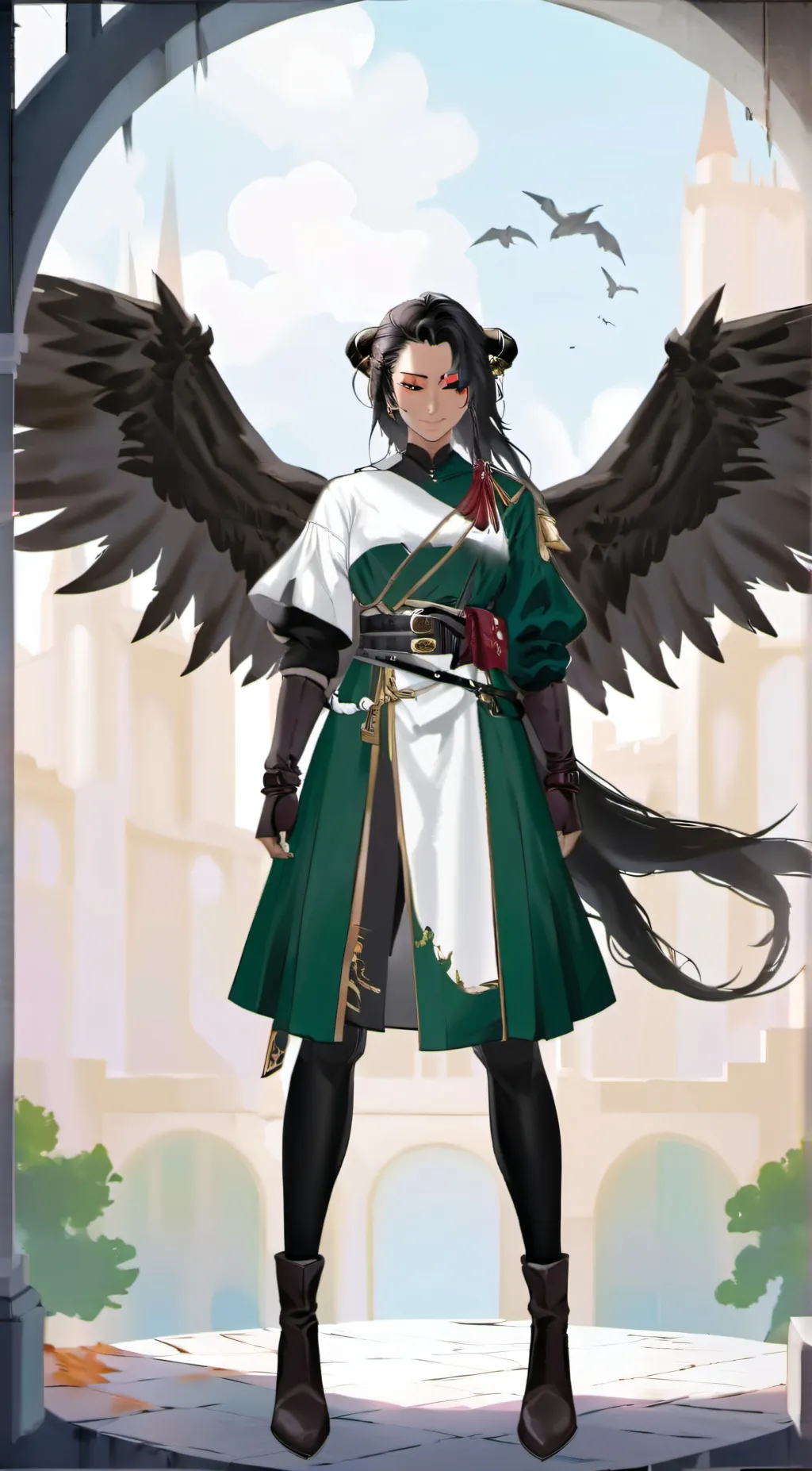 ai character: d-dragon?.. (mha) background