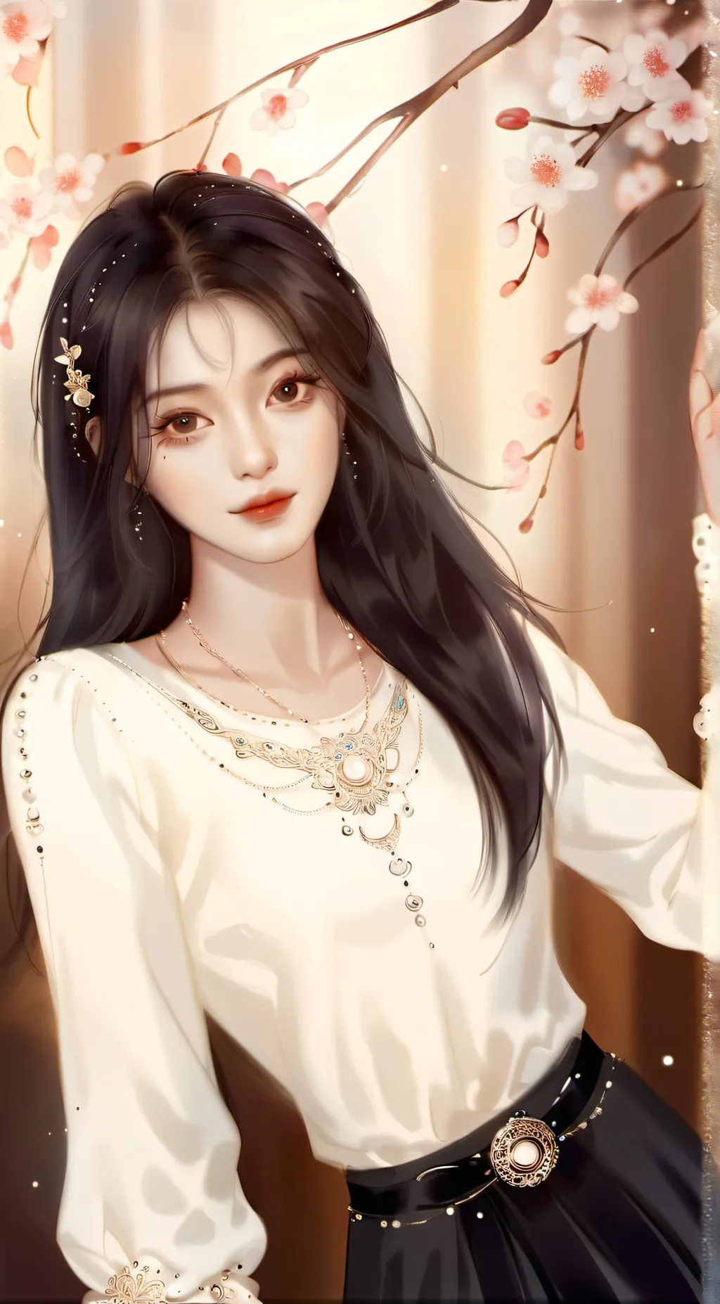 ai character: lily background