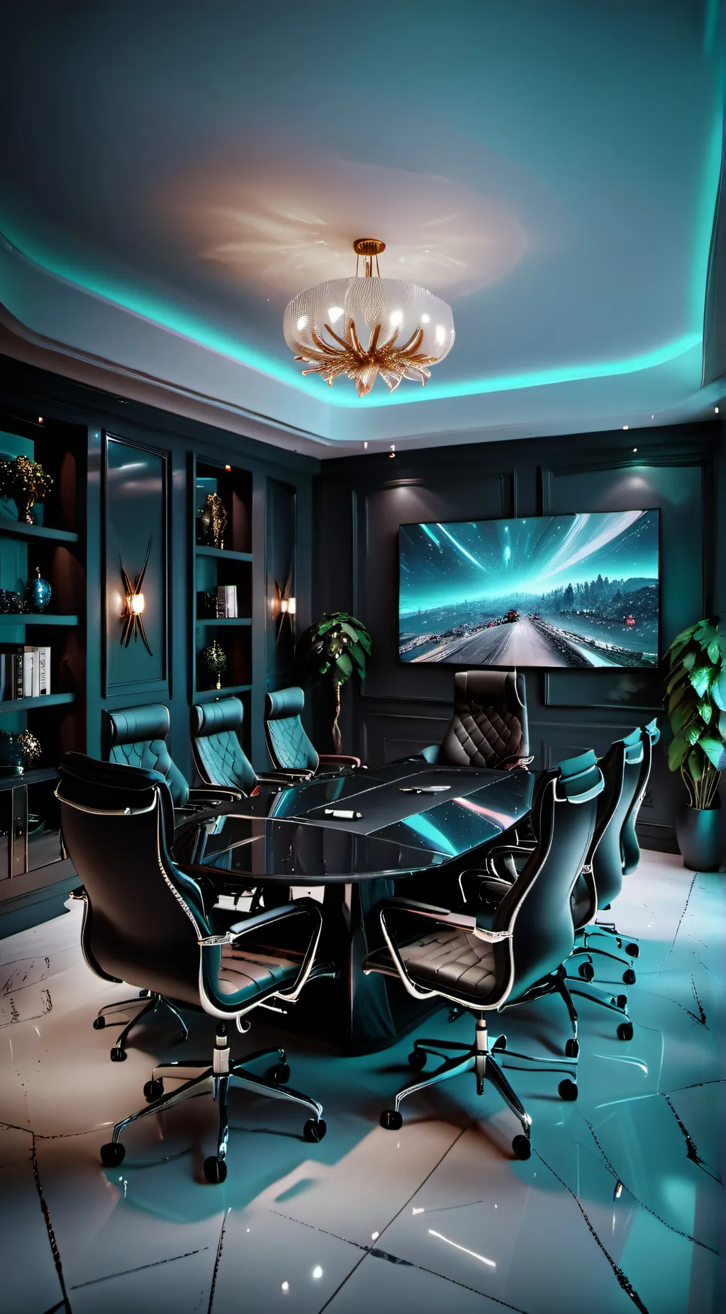 ai character: Overlord meeting background