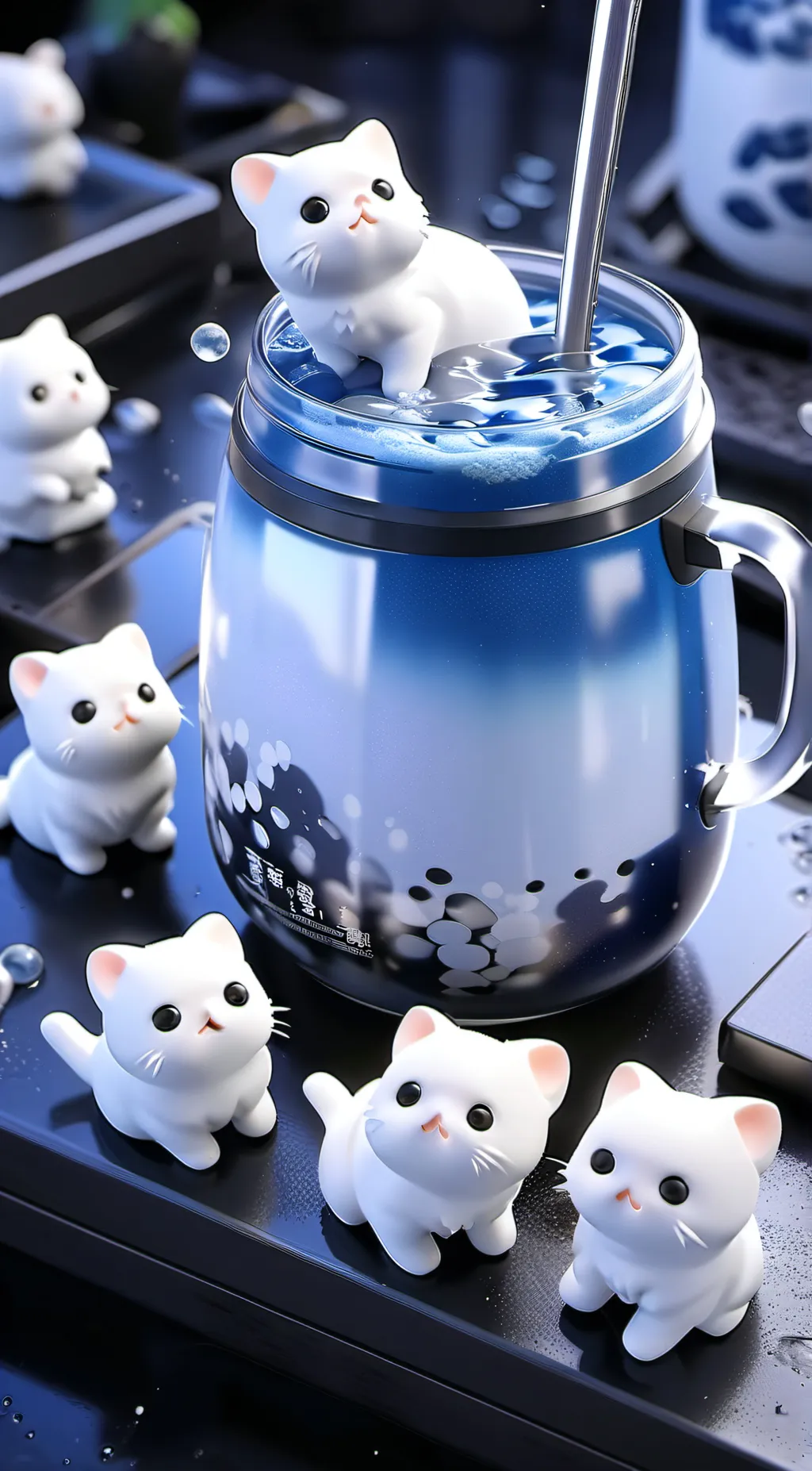 ai character: mini kittys background