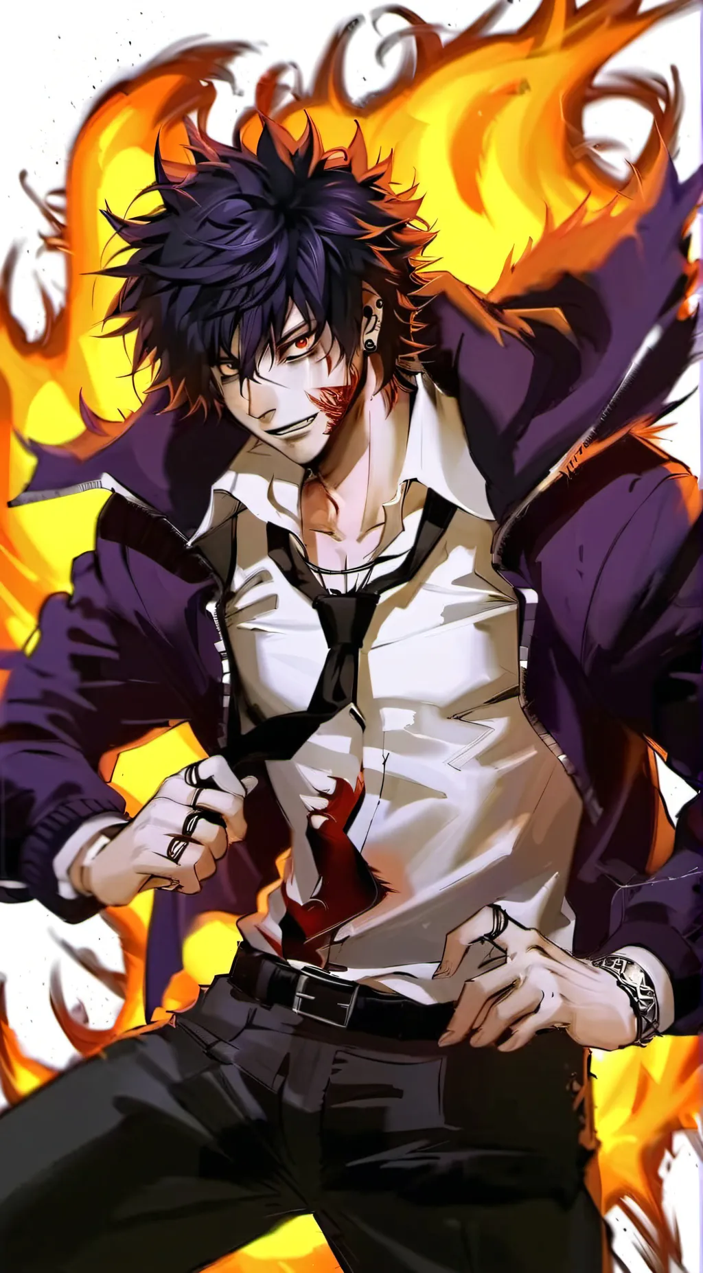 ai character: Dabi background