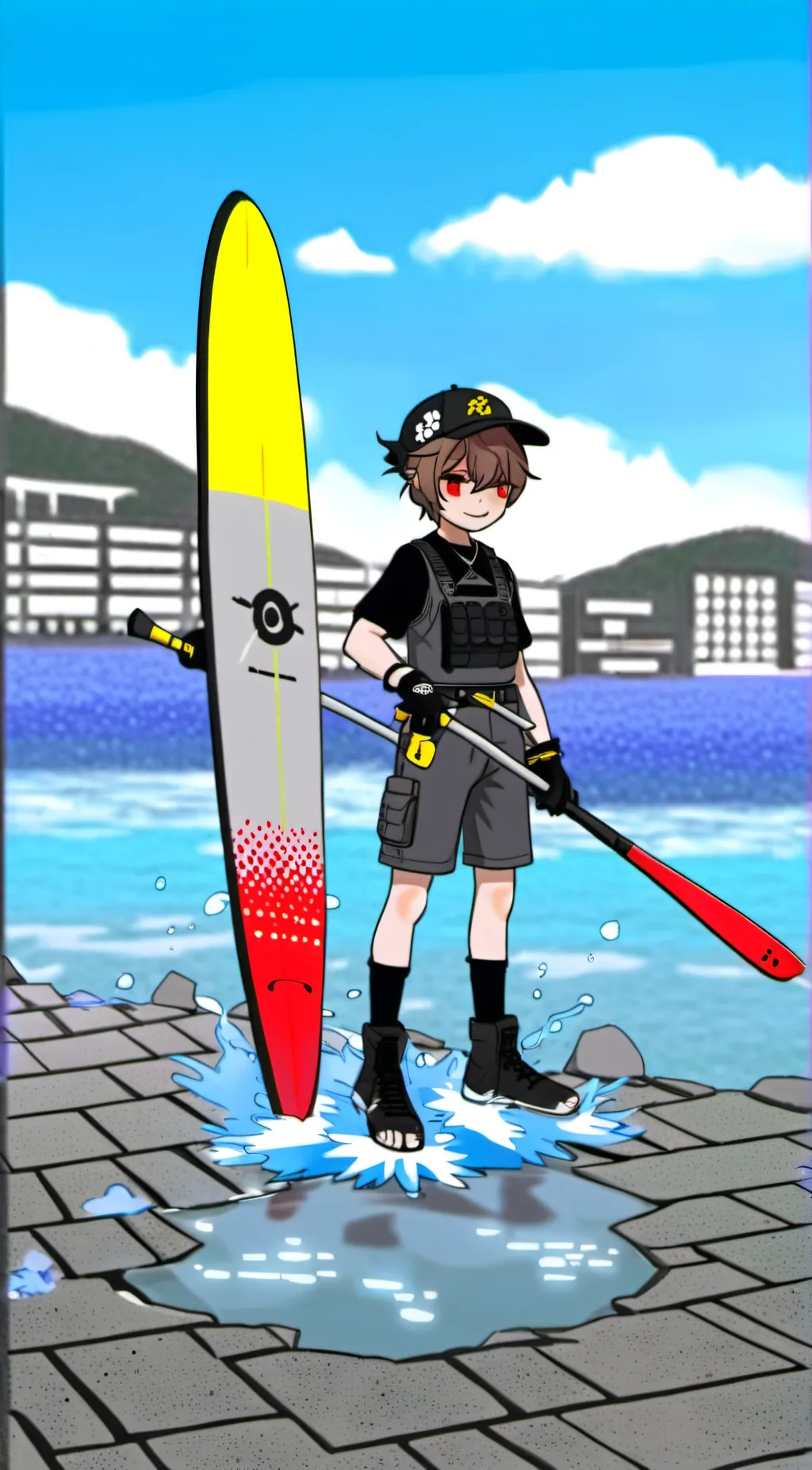 ai character: skunk 7w7 background