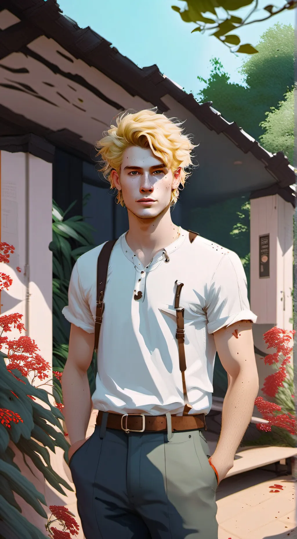 ai character: Nick nelson background