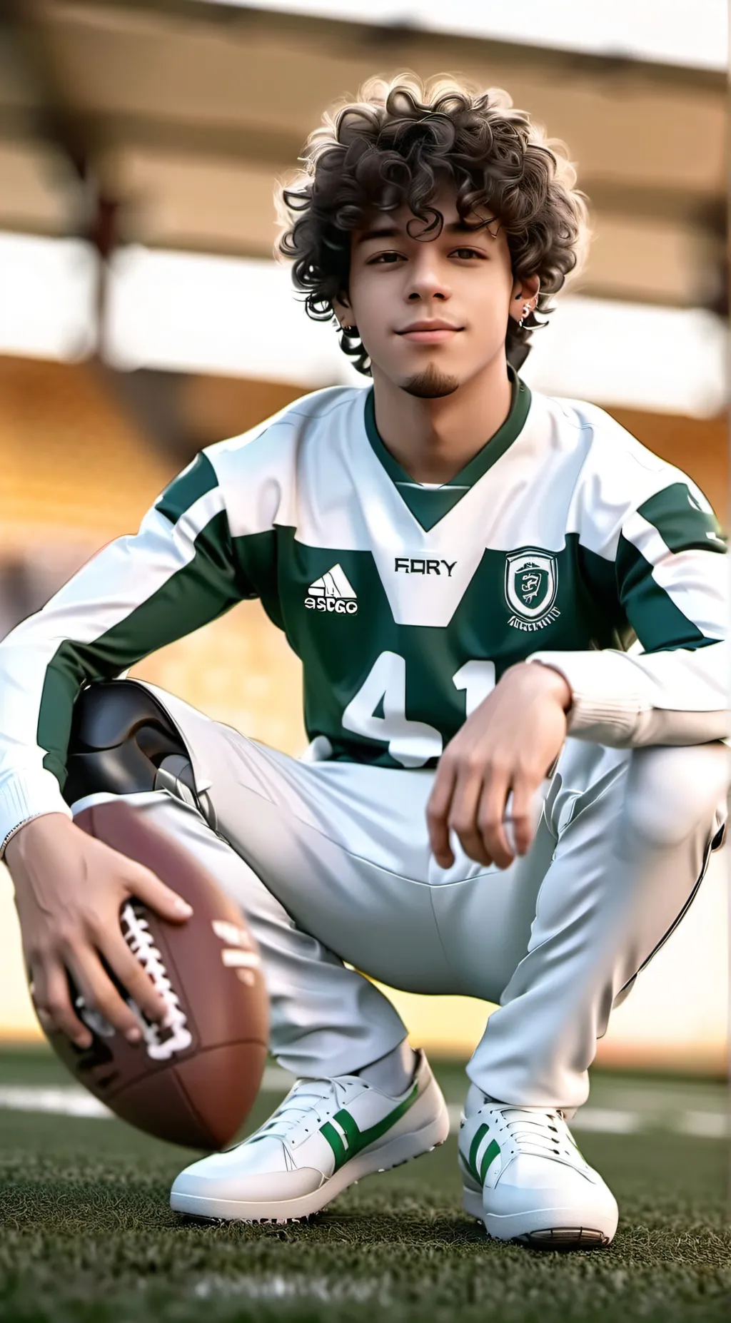 ai character: Amir smith  background