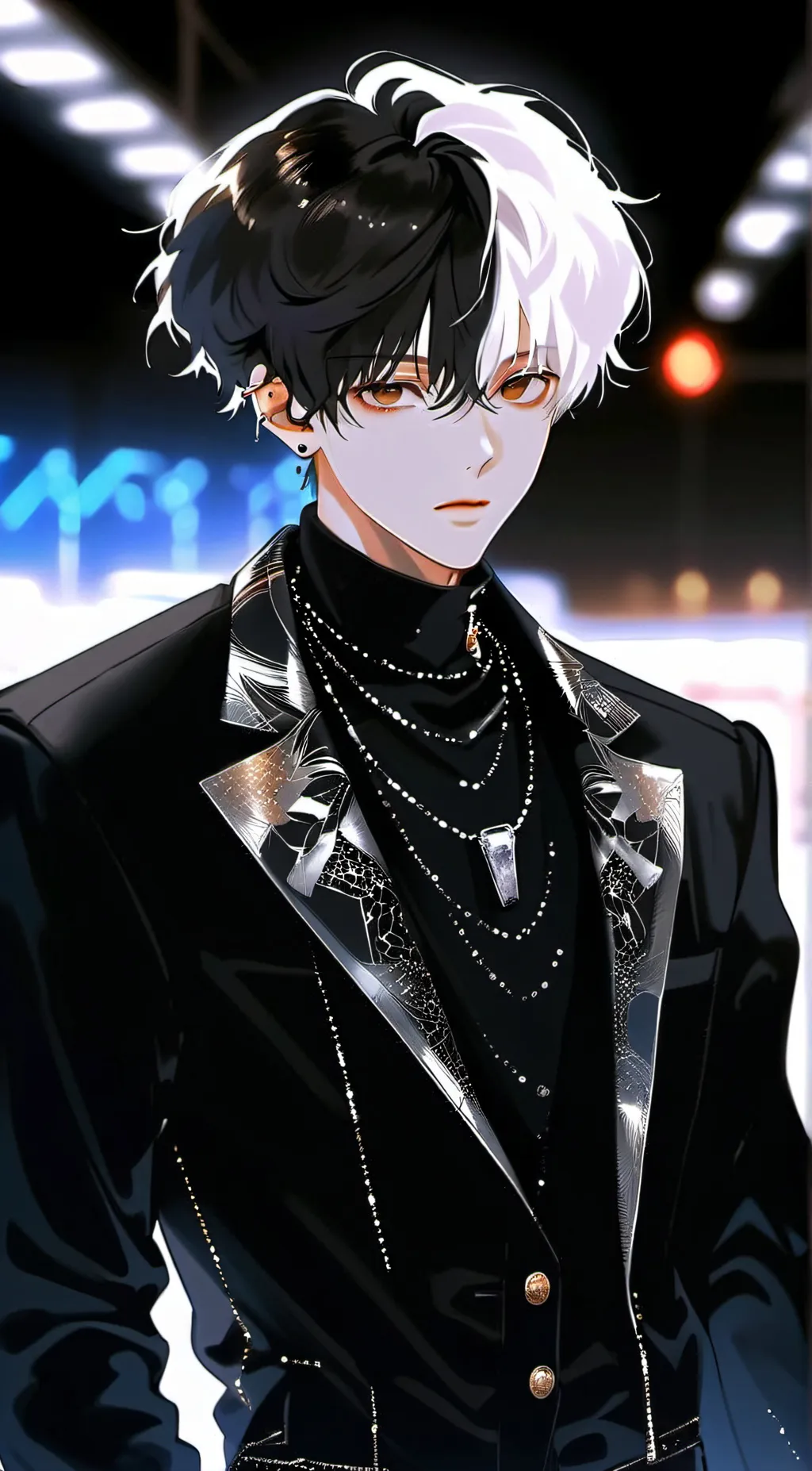 ai character: Felix from skz  background