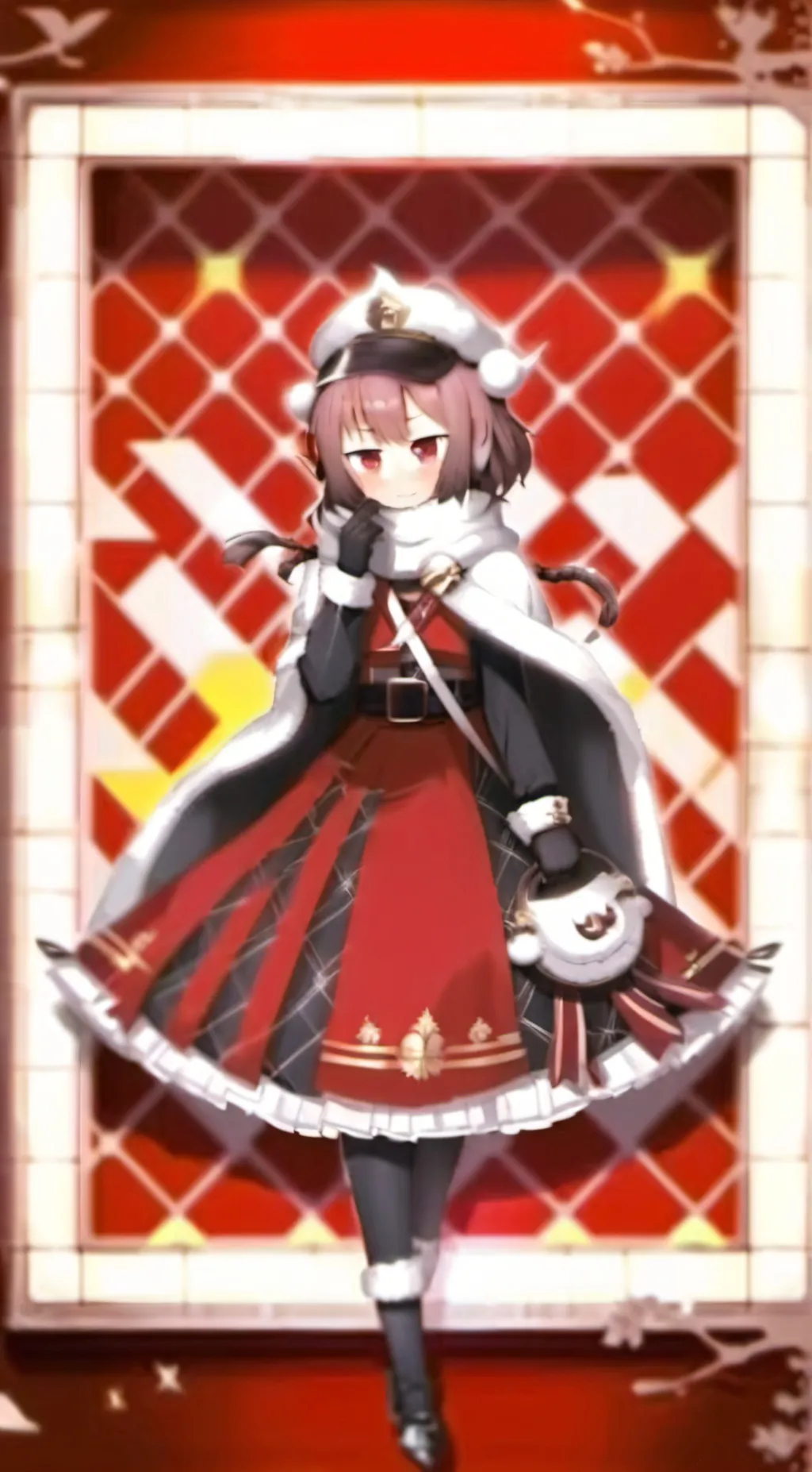 ai character: Velvet  background