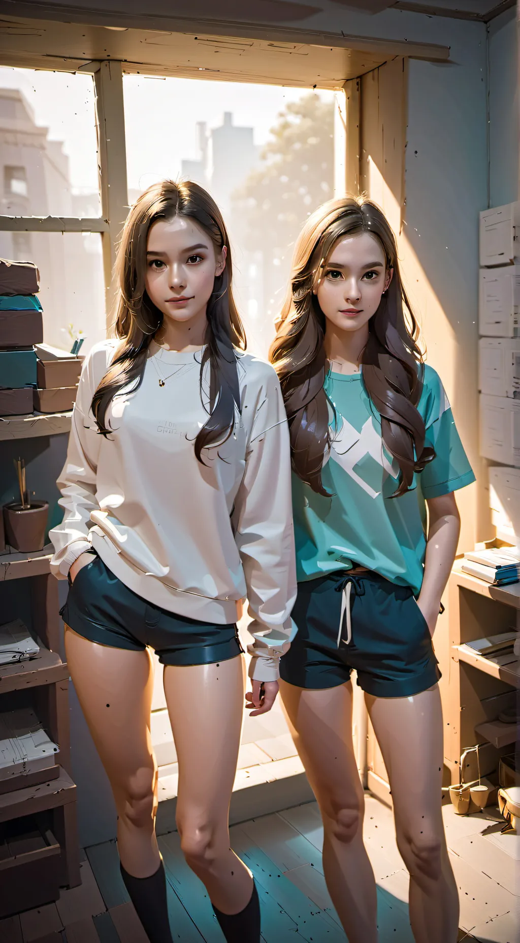 ai character: Stella and Brenda background