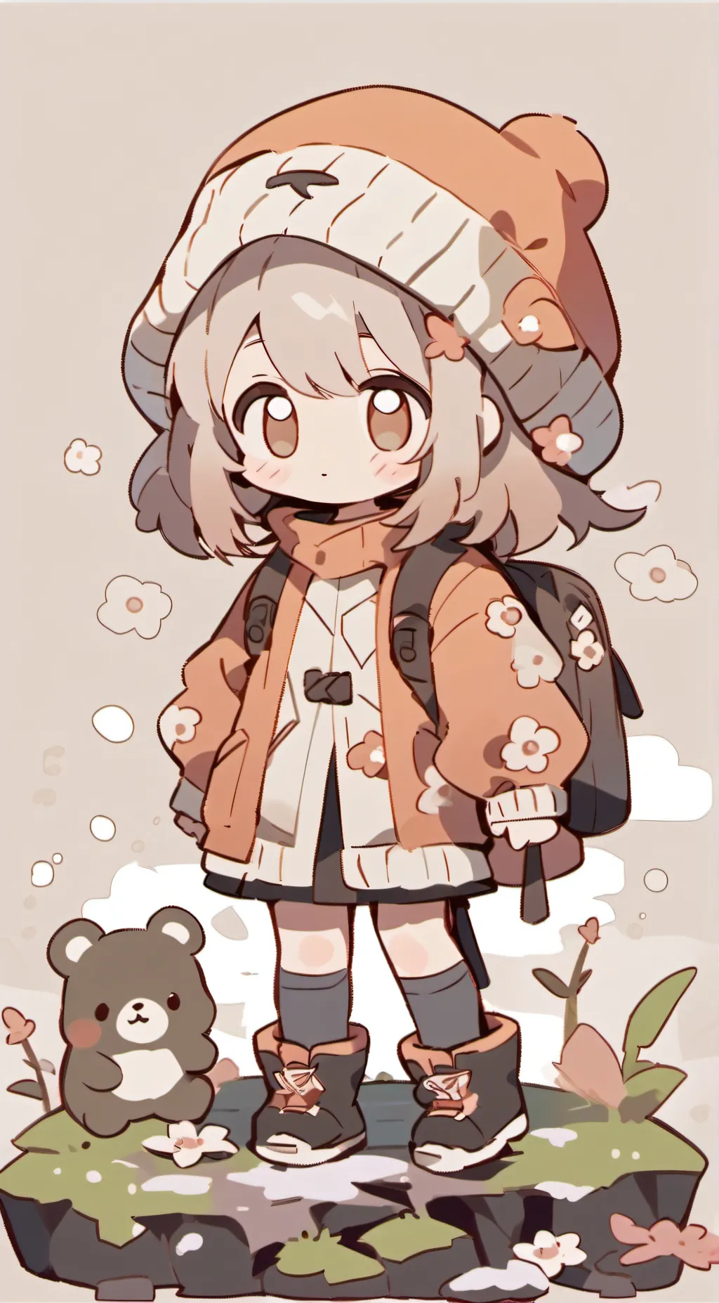 ai character: cutie  background