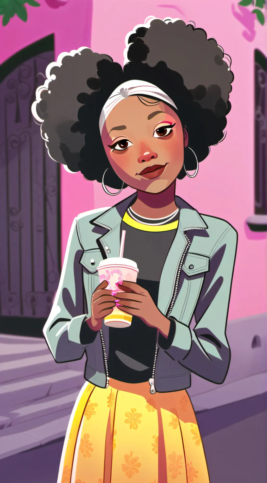 ai character: Aaliyah background