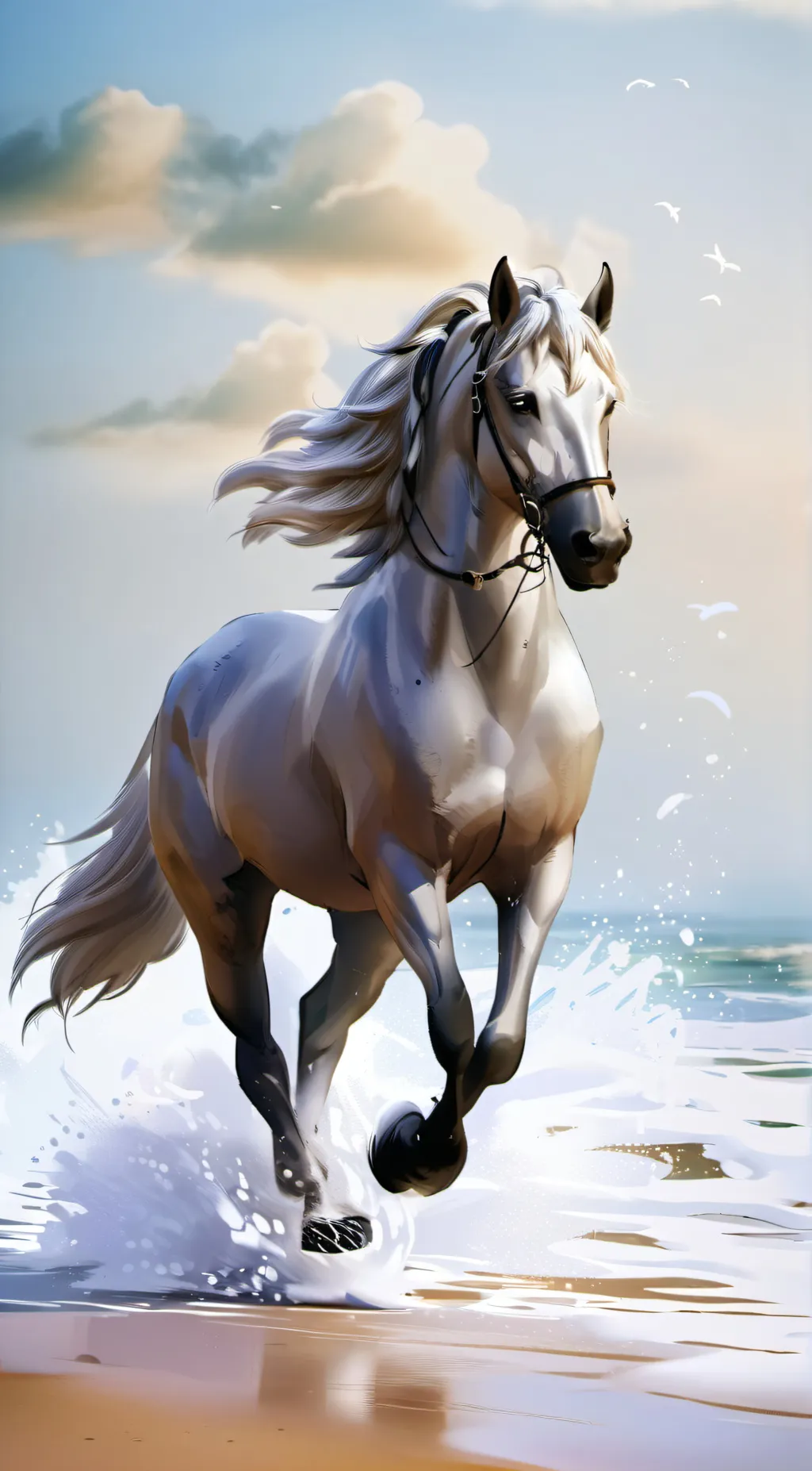 ai character: Cloud background