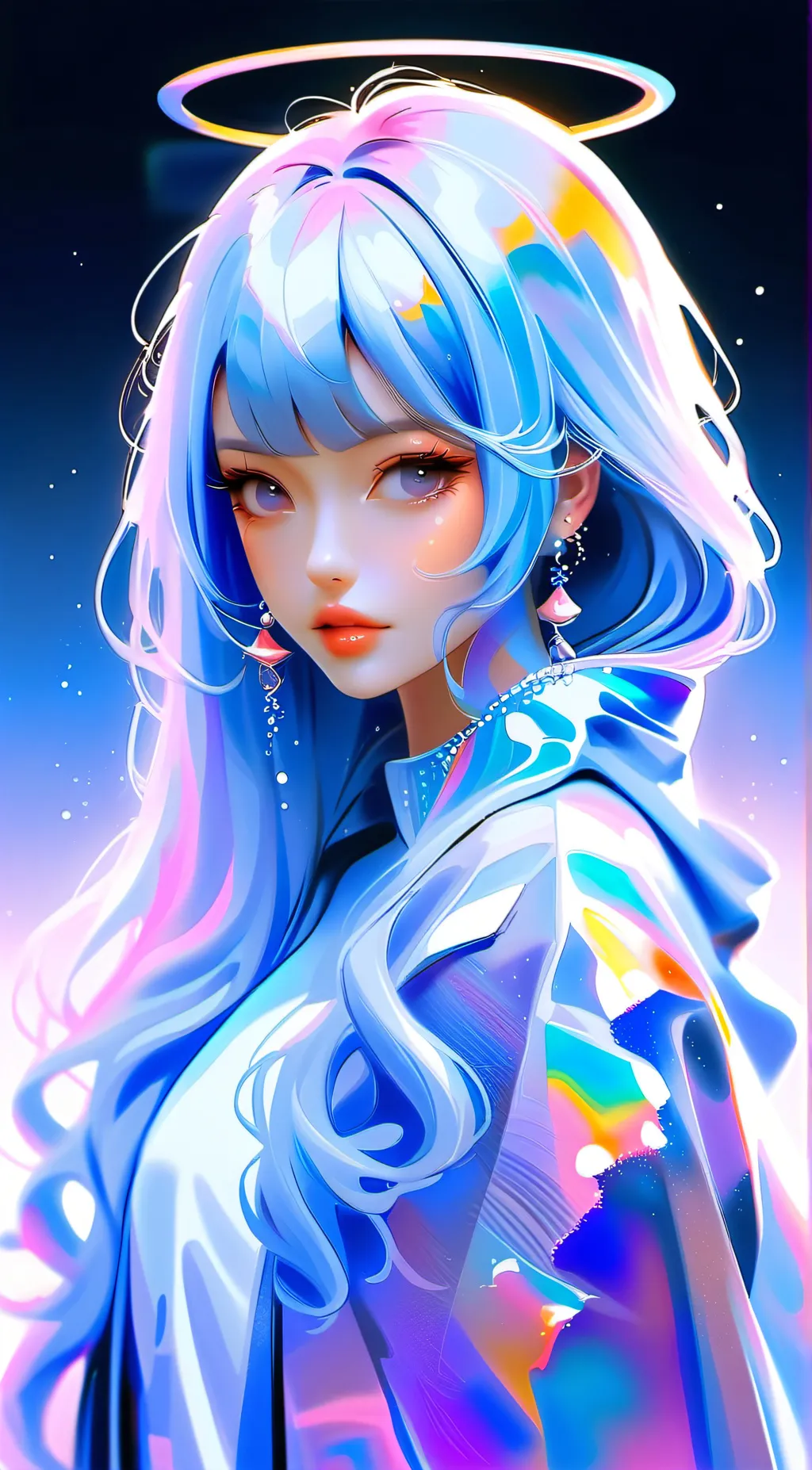 ai character: Luna Topp background