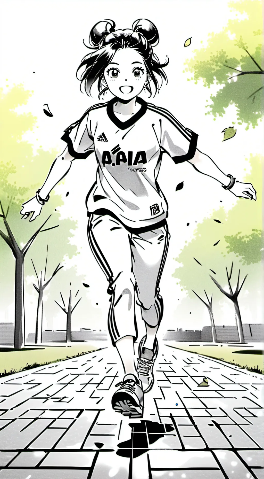 ai character: hoppy hopscotch  background