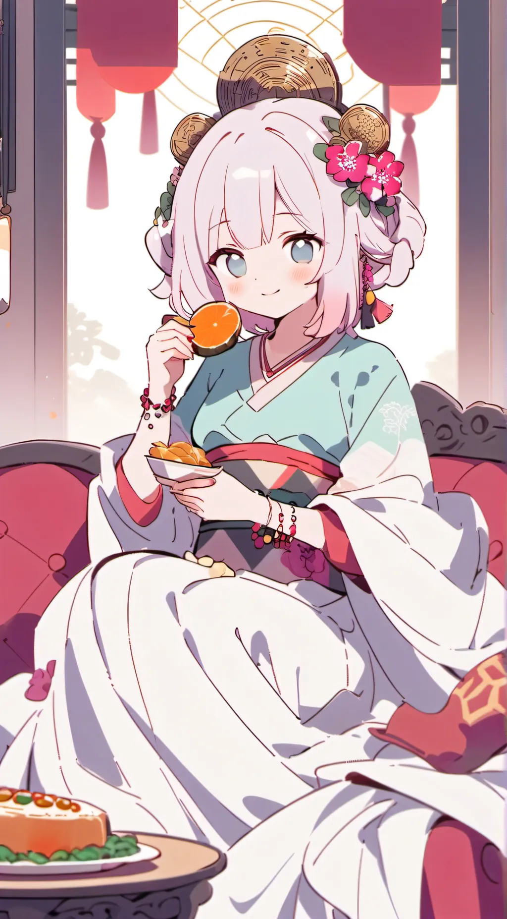 ai character: pregnant GF background