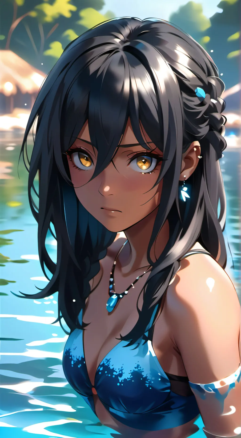 ai character: Clair  background