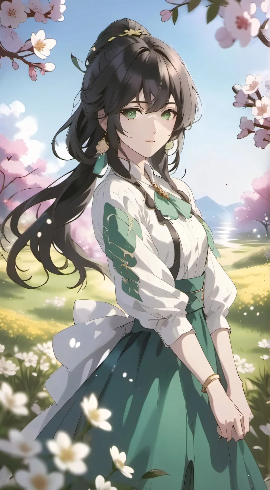 ai character: 사랑해요 background