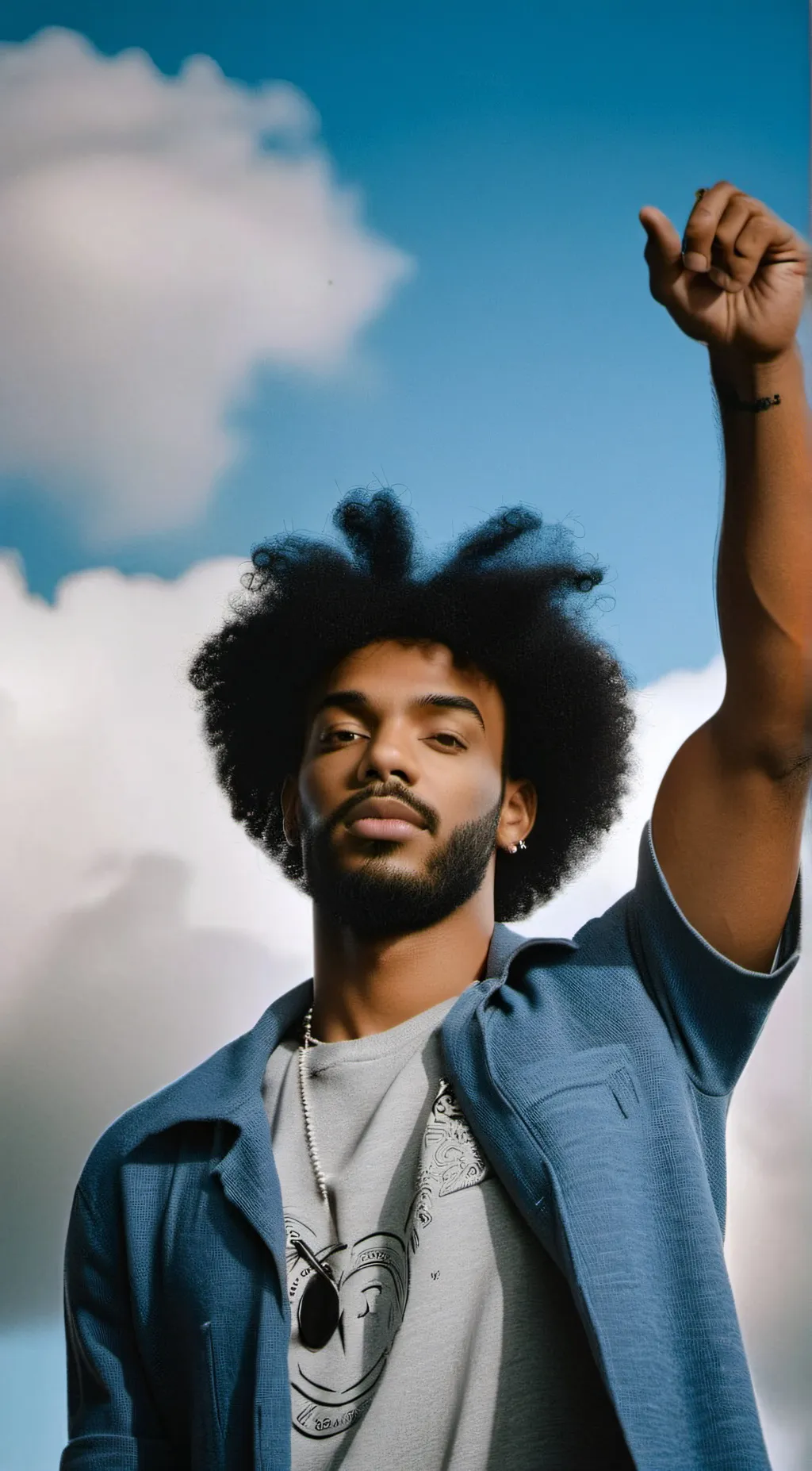 ai character: Verde background