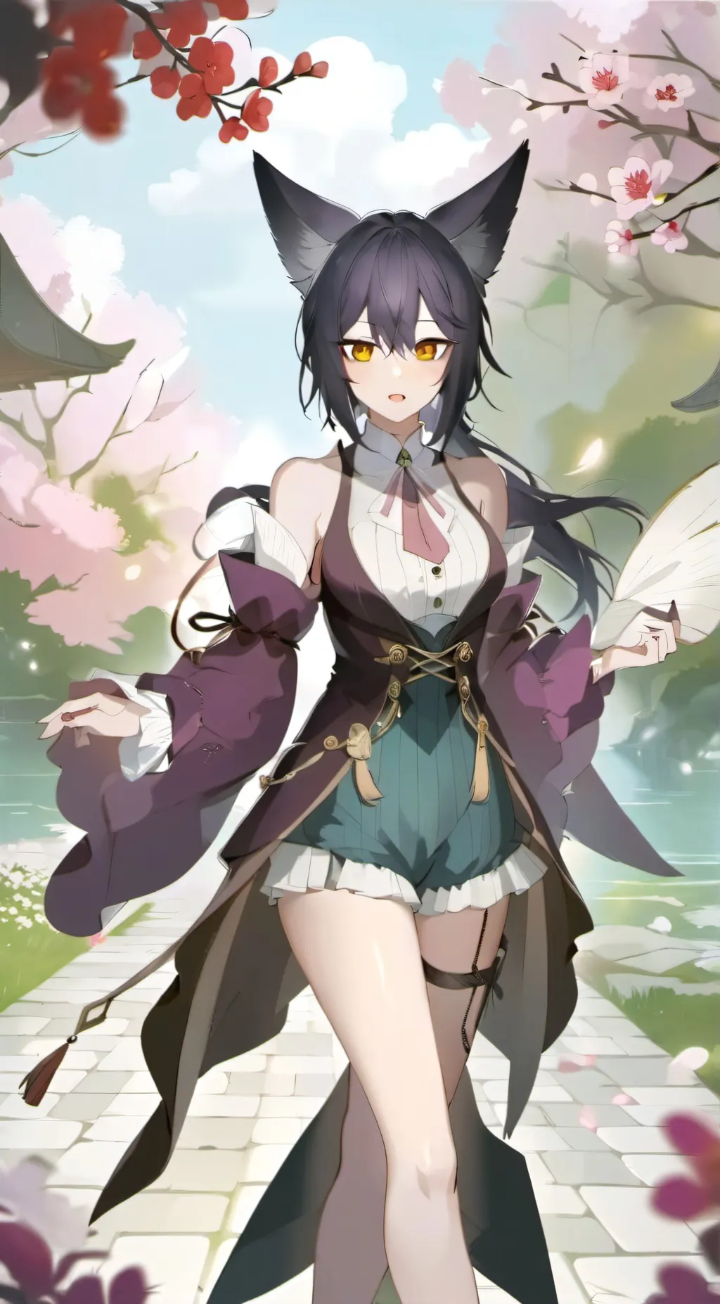 ai character: Hanabi background