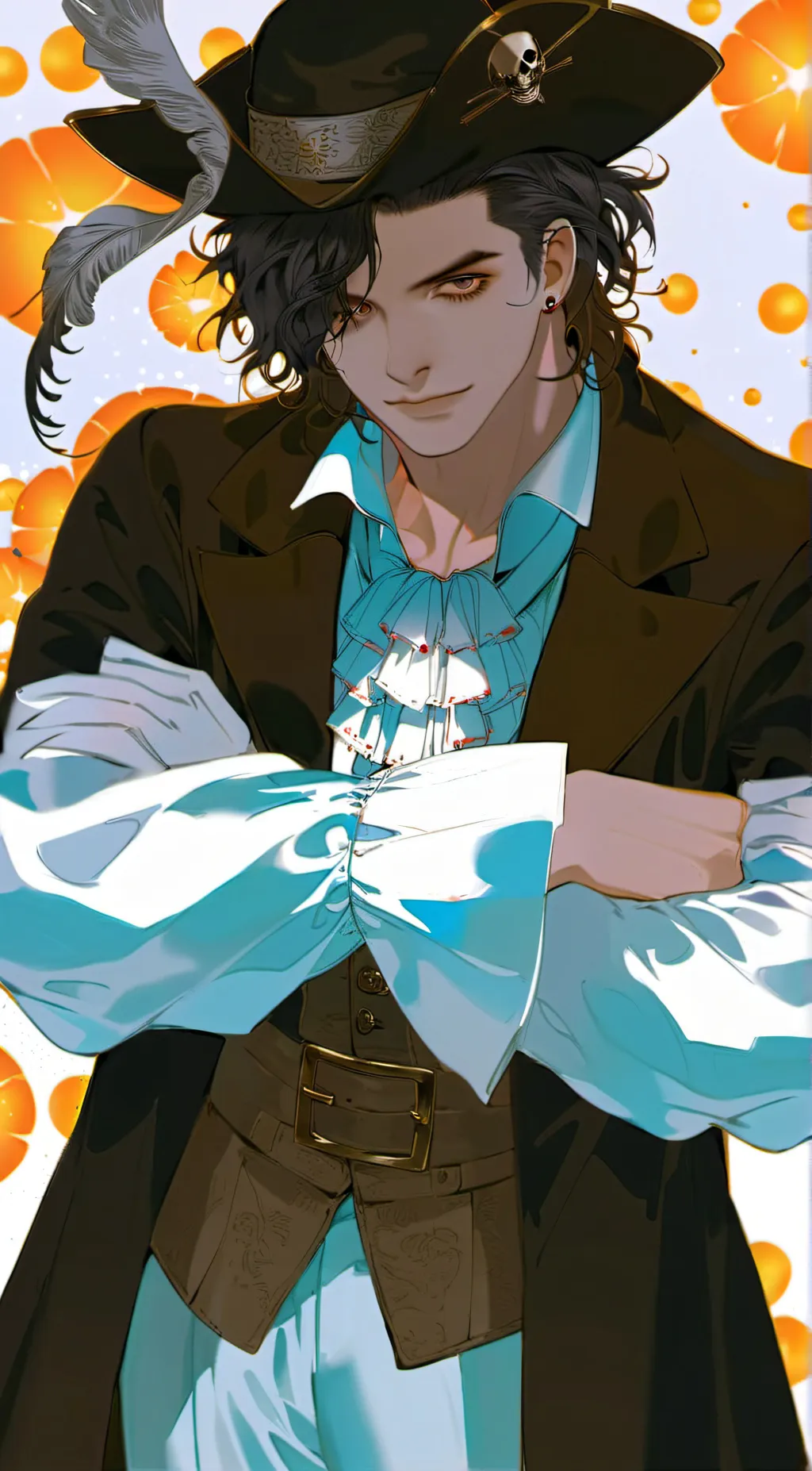 ai character: Oliver  background