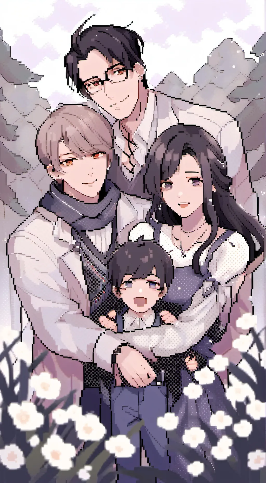 ai character: LUV THIS FAM! background