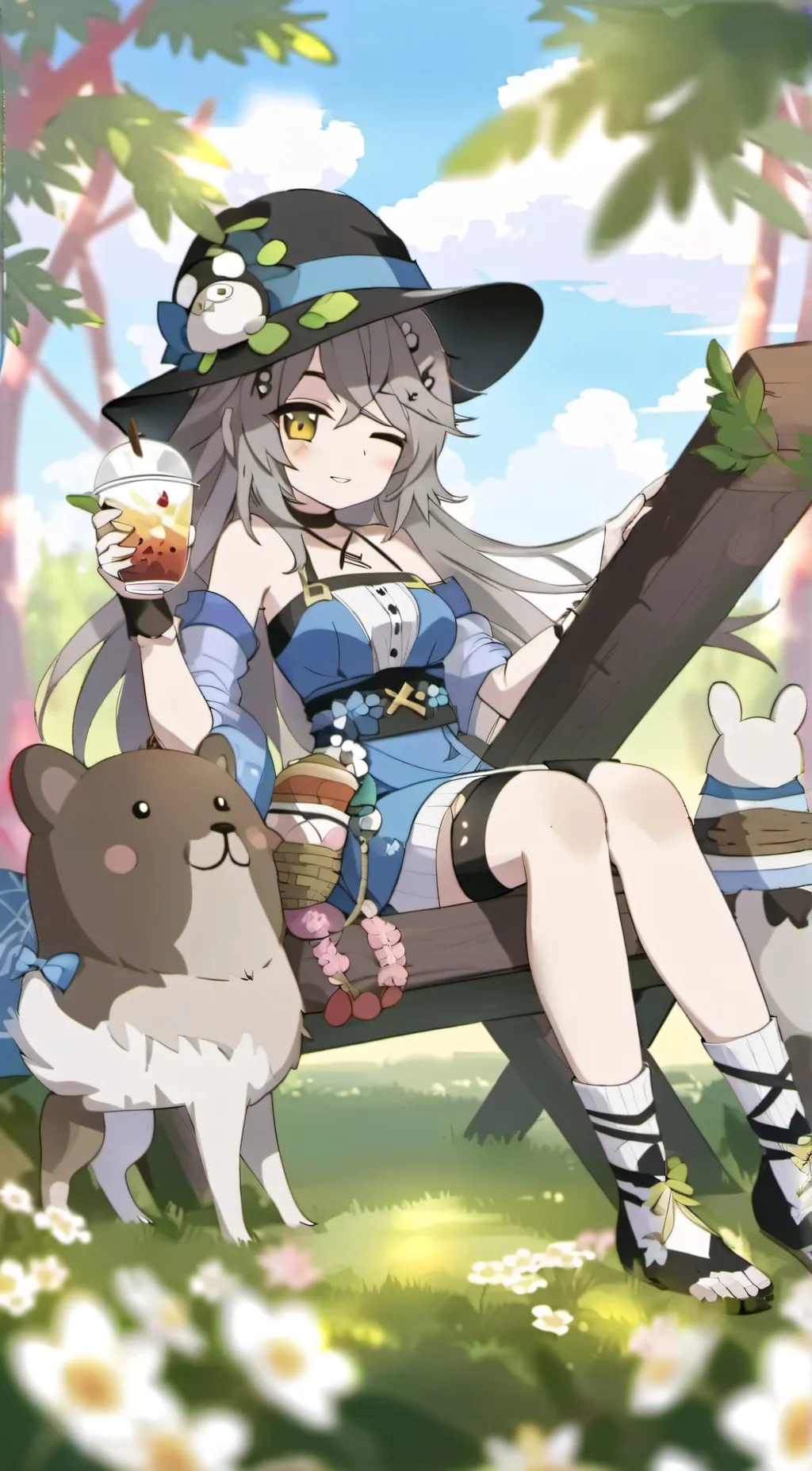 ai character: Iris background