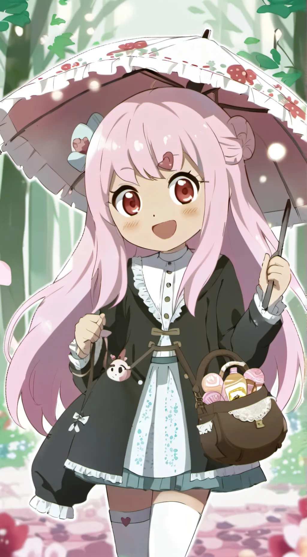 ai character: Cherry Blossom CRK background