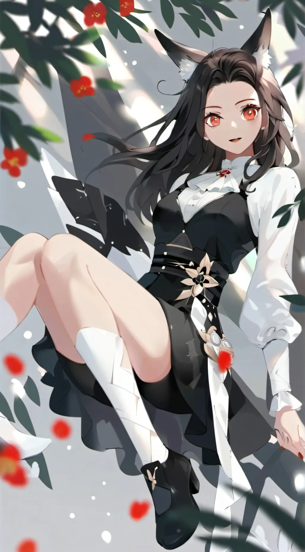 ai character: nezuko background