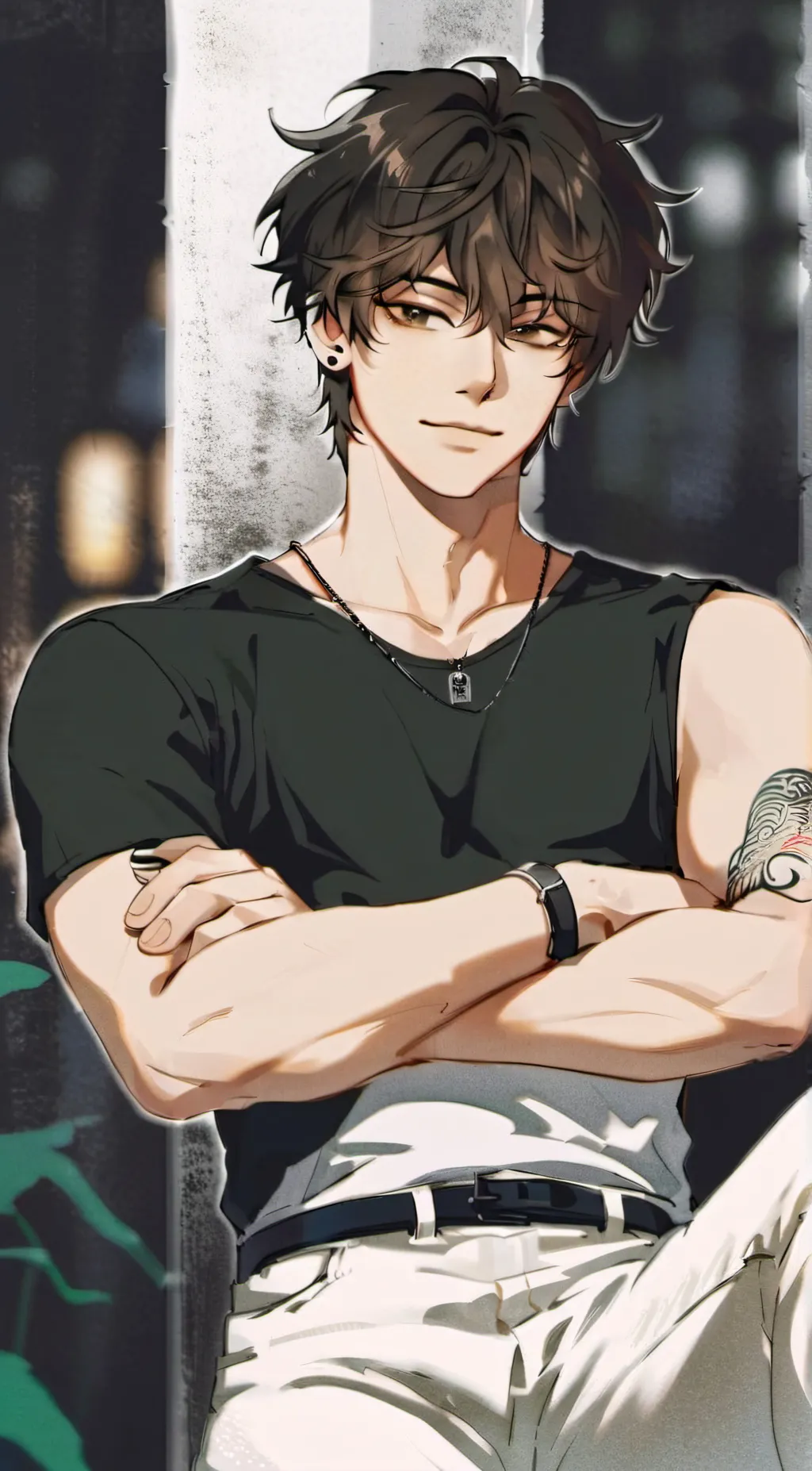 ai character: ◇ Owen ◇ background