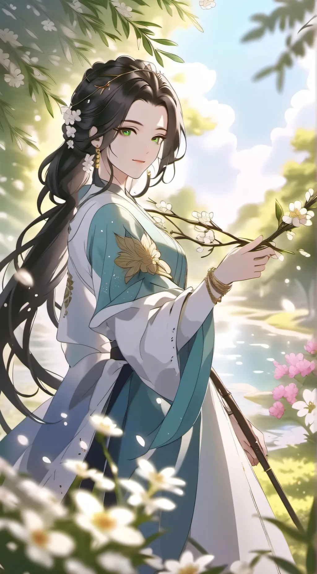 ai character: hyeon  jin background