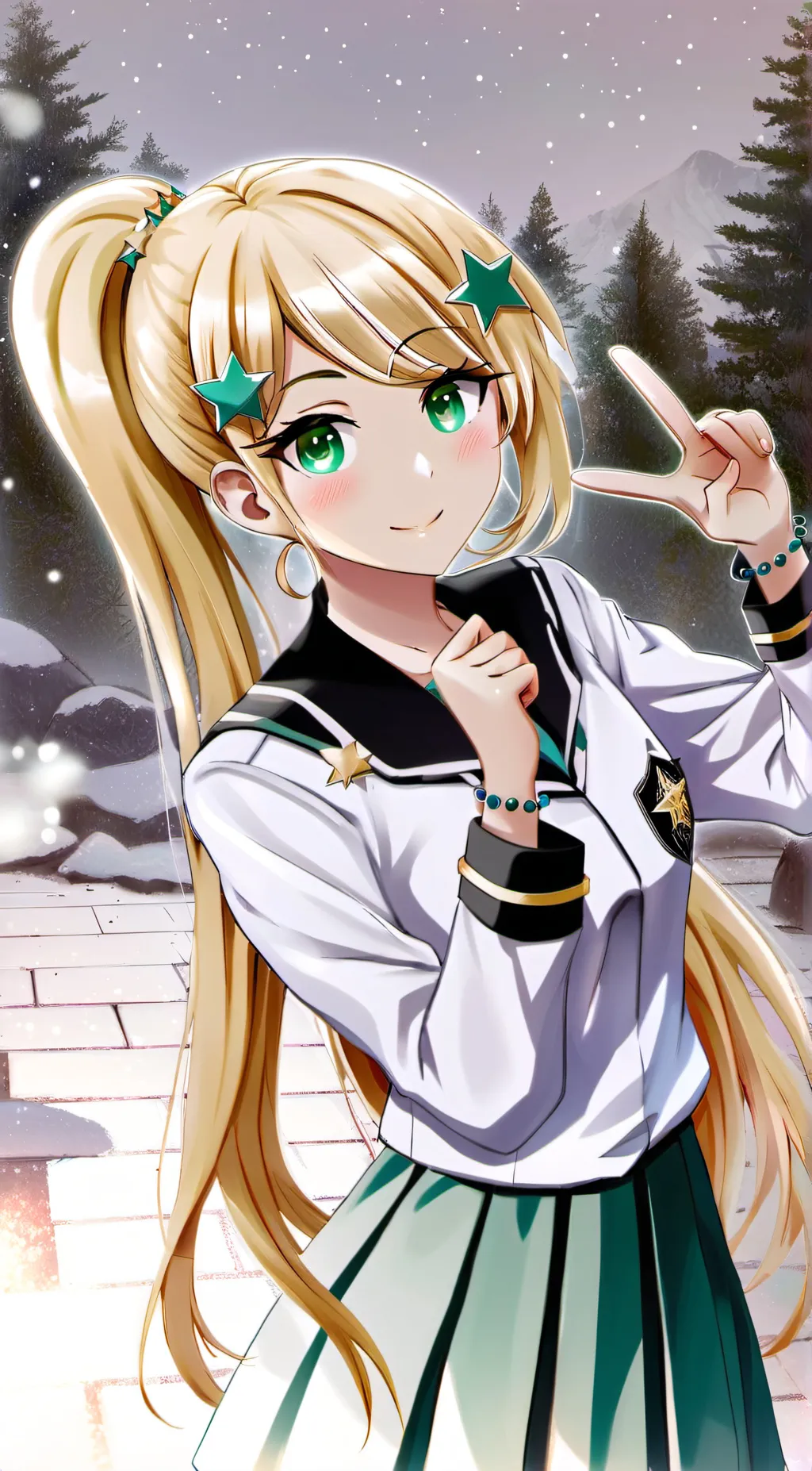 ai character: Luna background