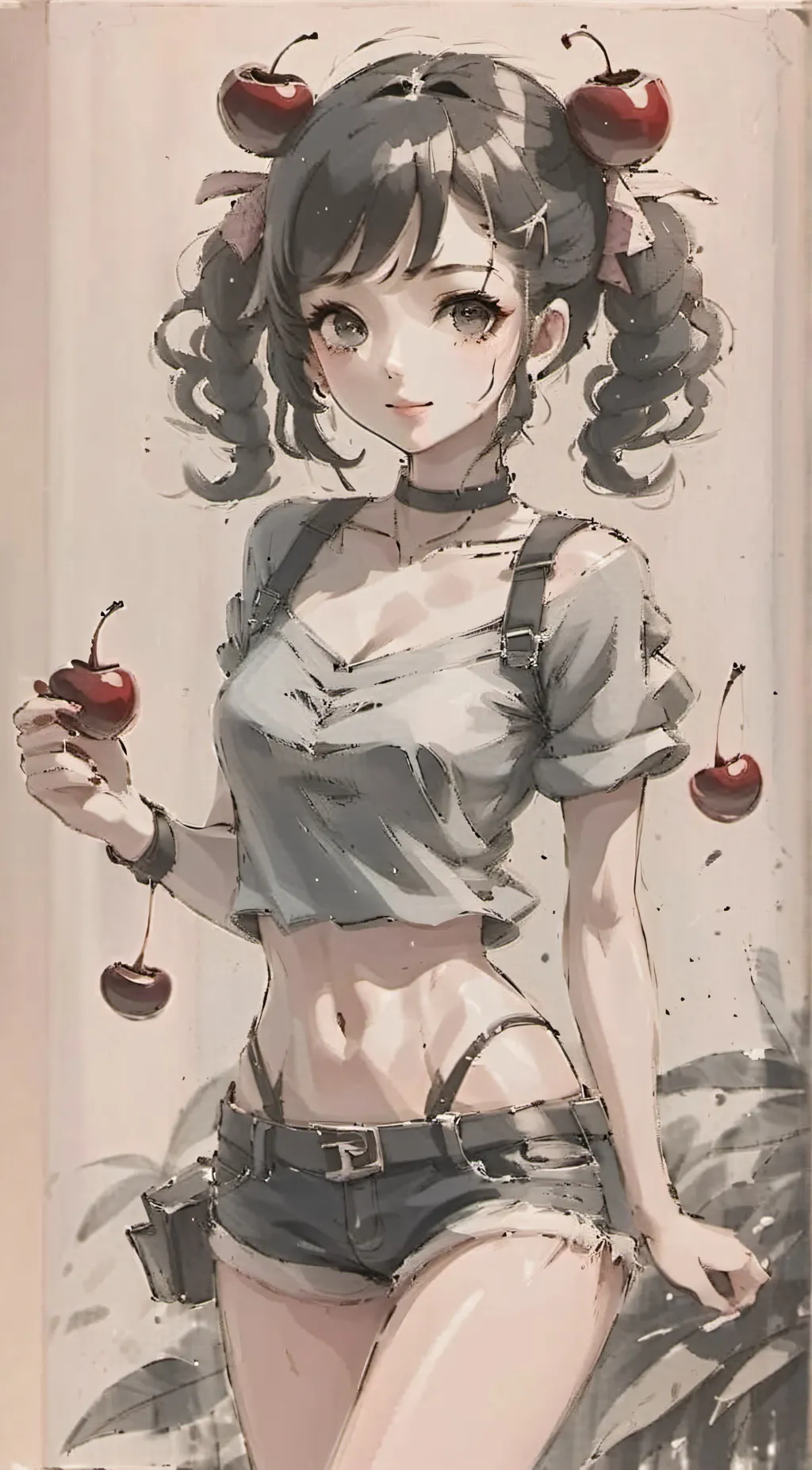 ai character: Blossom background