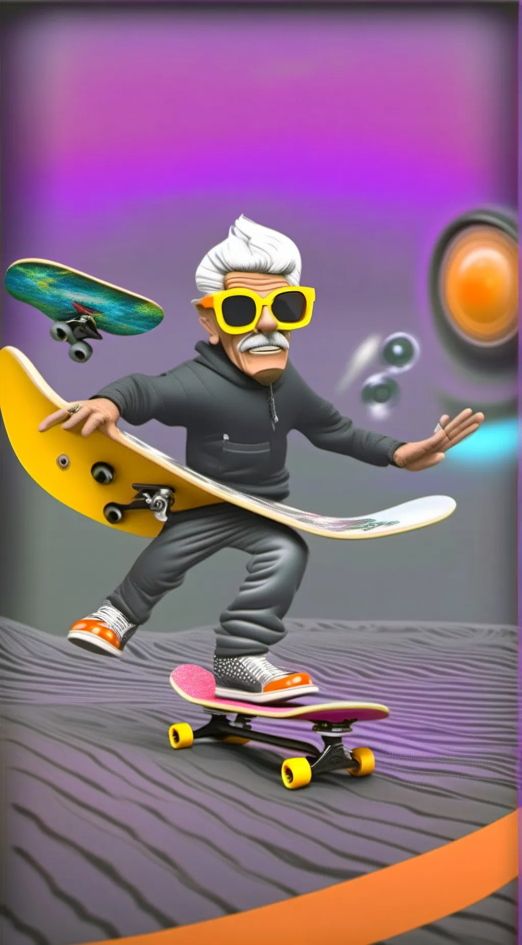 ai character: piplash  background