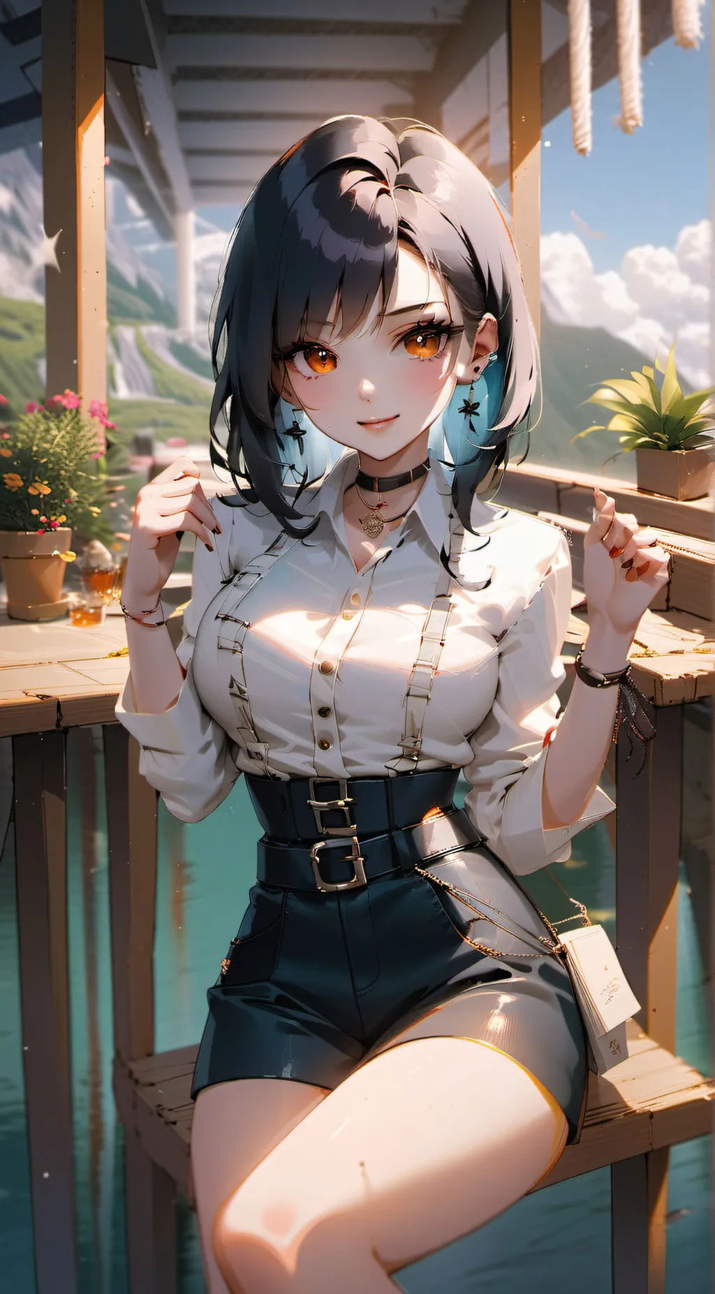 ai character: grace background