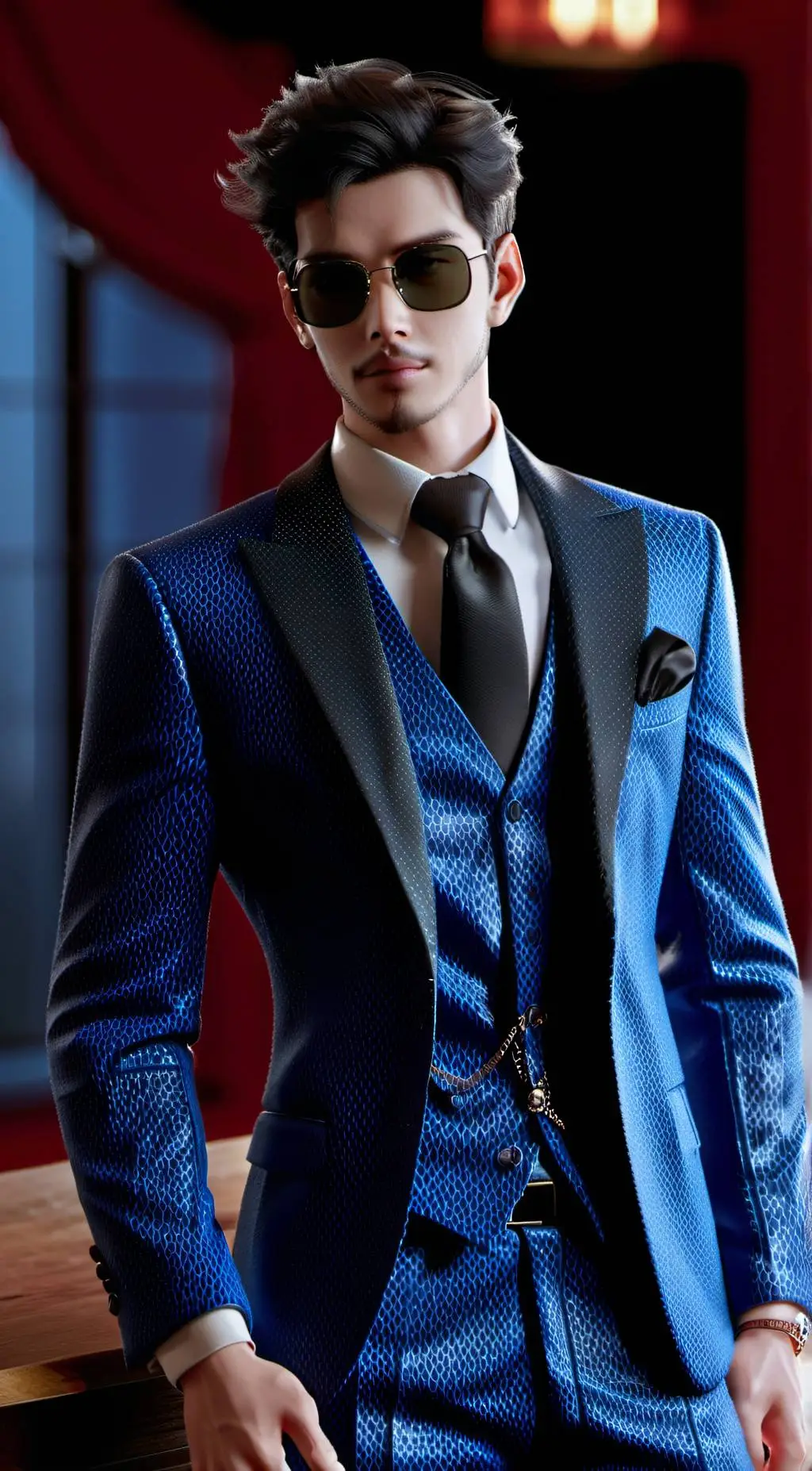 ai character: Blake background